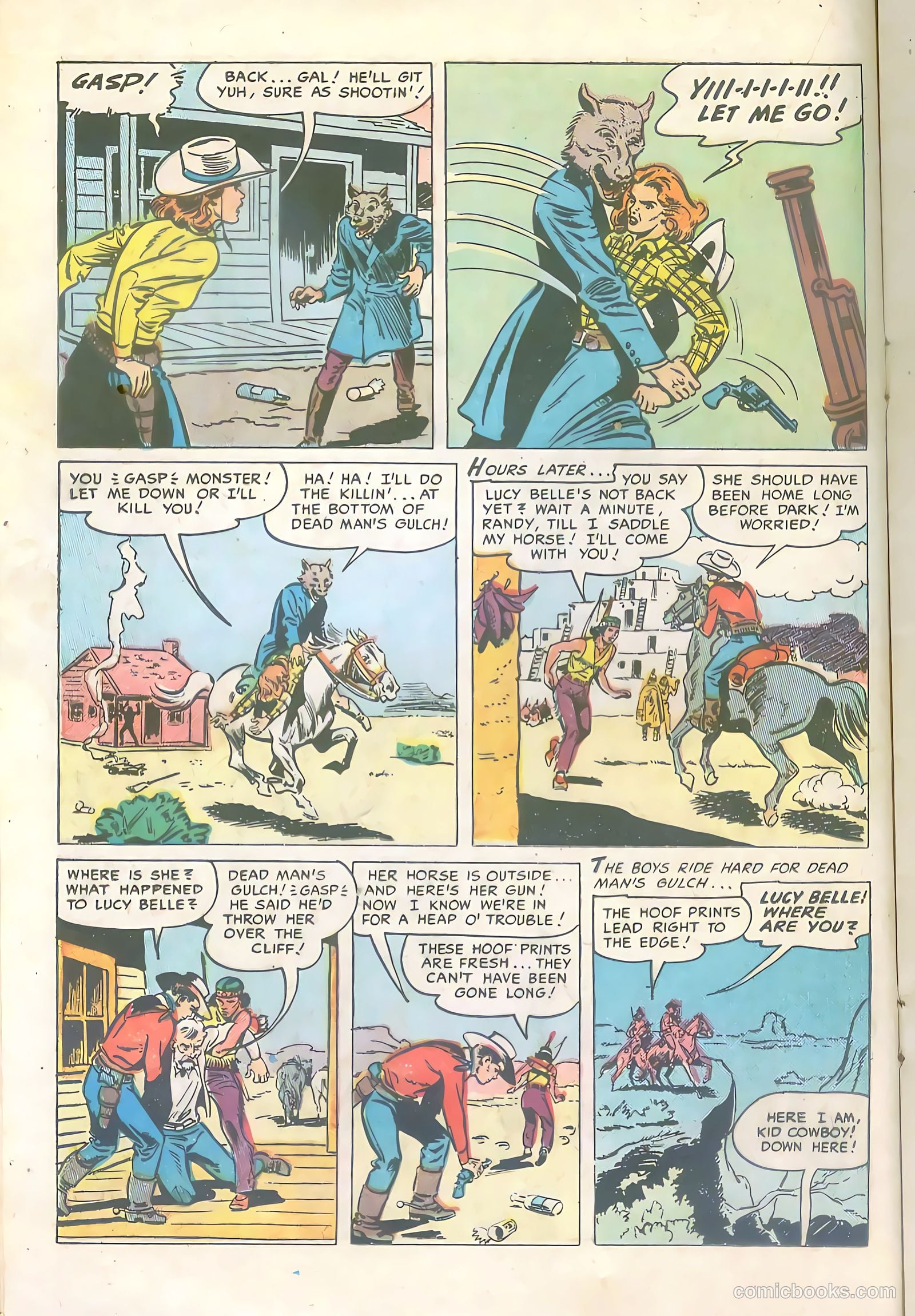 Kid Cowboy #11 (1953) — page 16 of 36