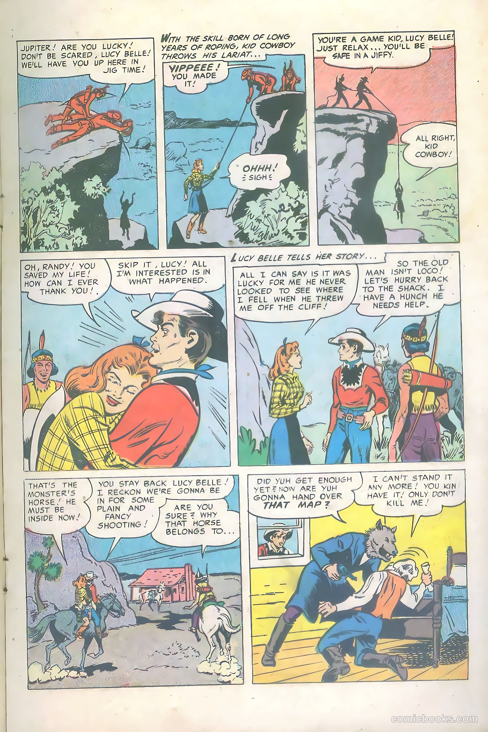 Kid Cowboy #11 (1953) — page 17 of 36