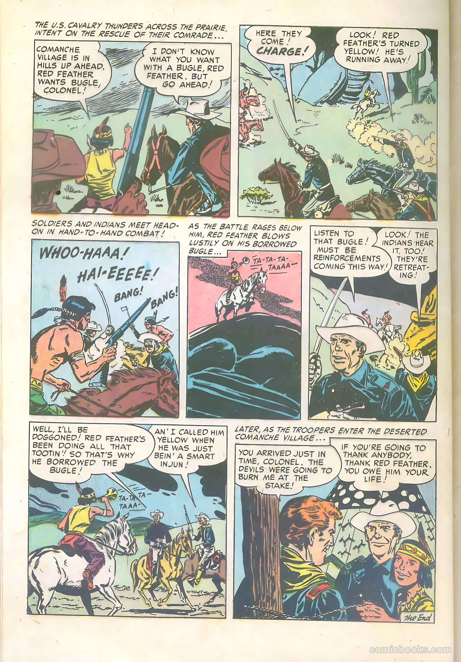 Kid Cowboy #11 (1953) — page 28 of 36
