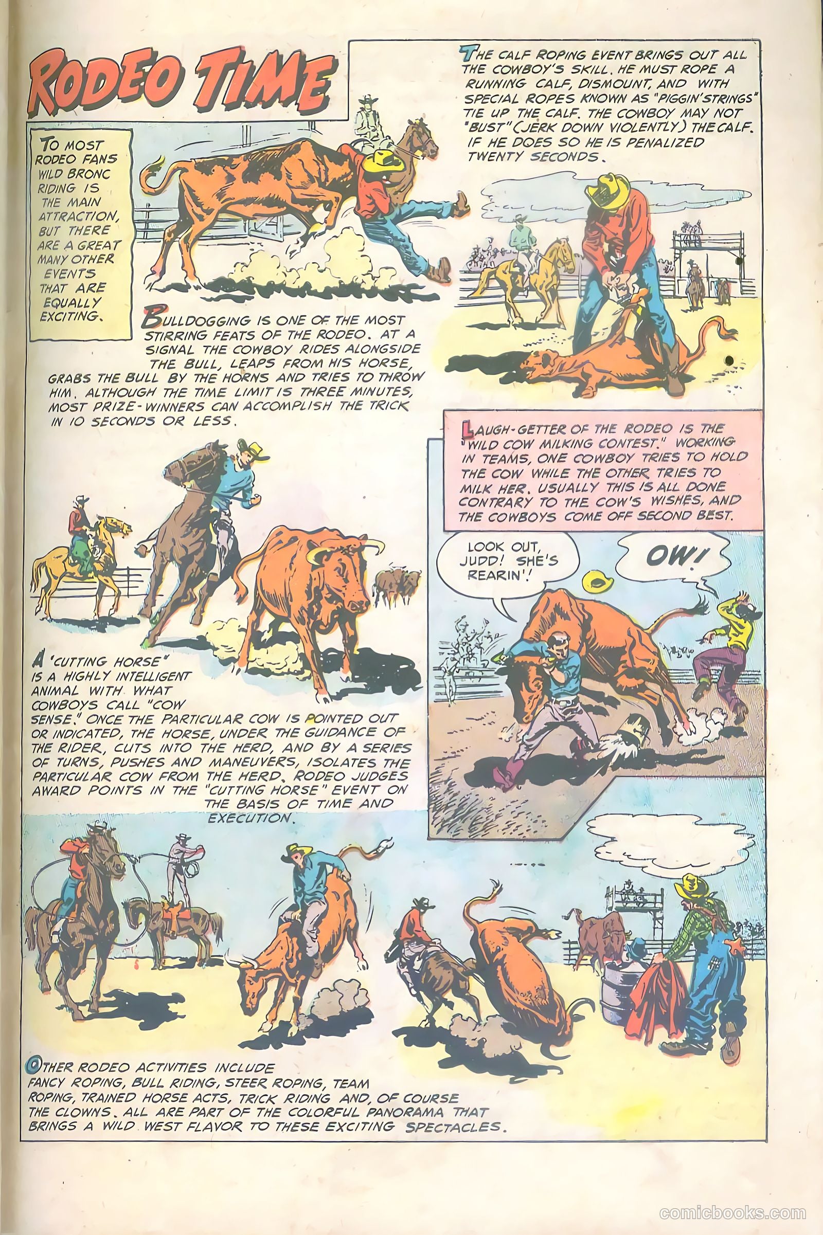 Kid Cowboy #11 (1953) — page 31 of 36