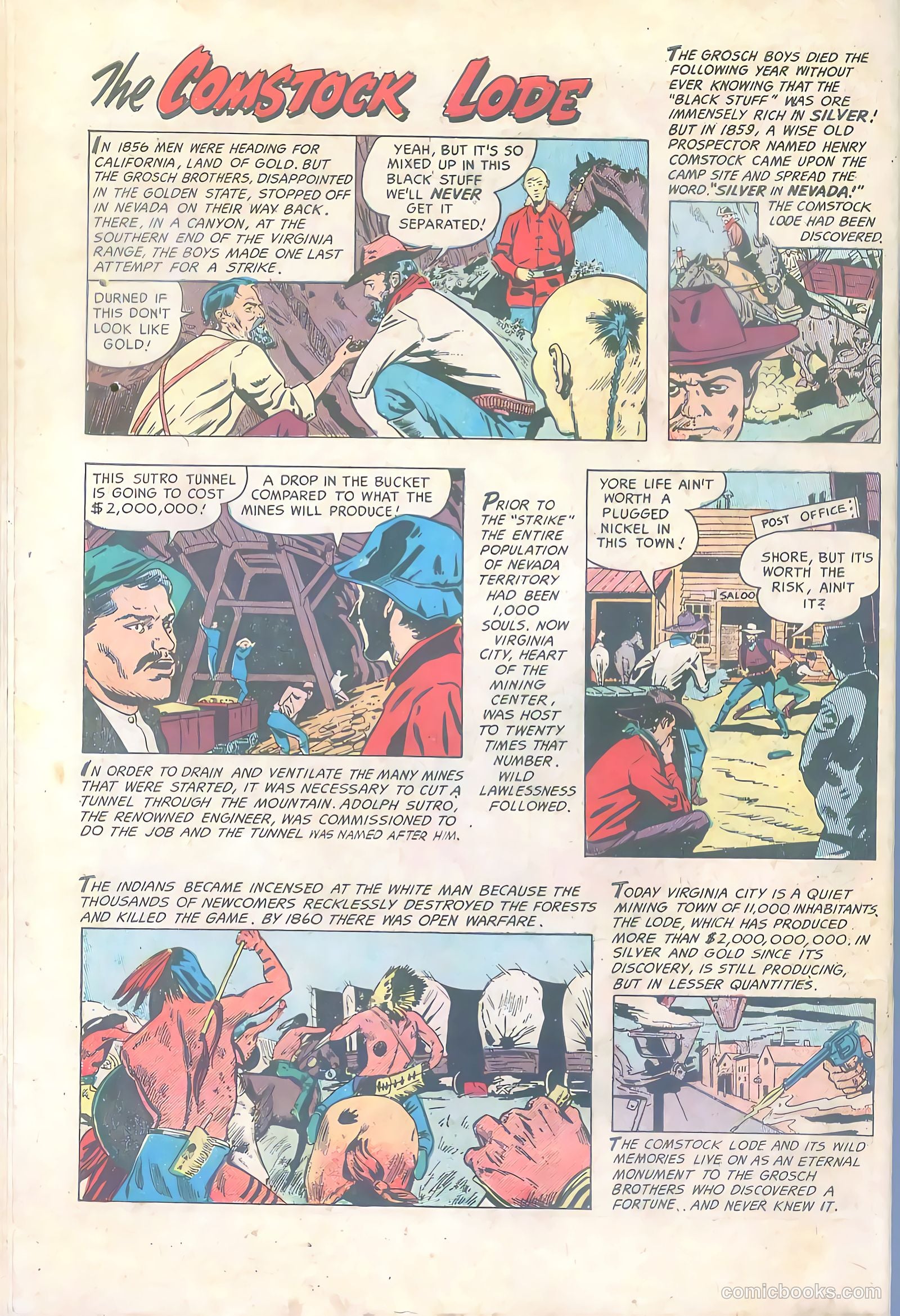 Kid Cowboy #11 (1953) — page 34 of 36