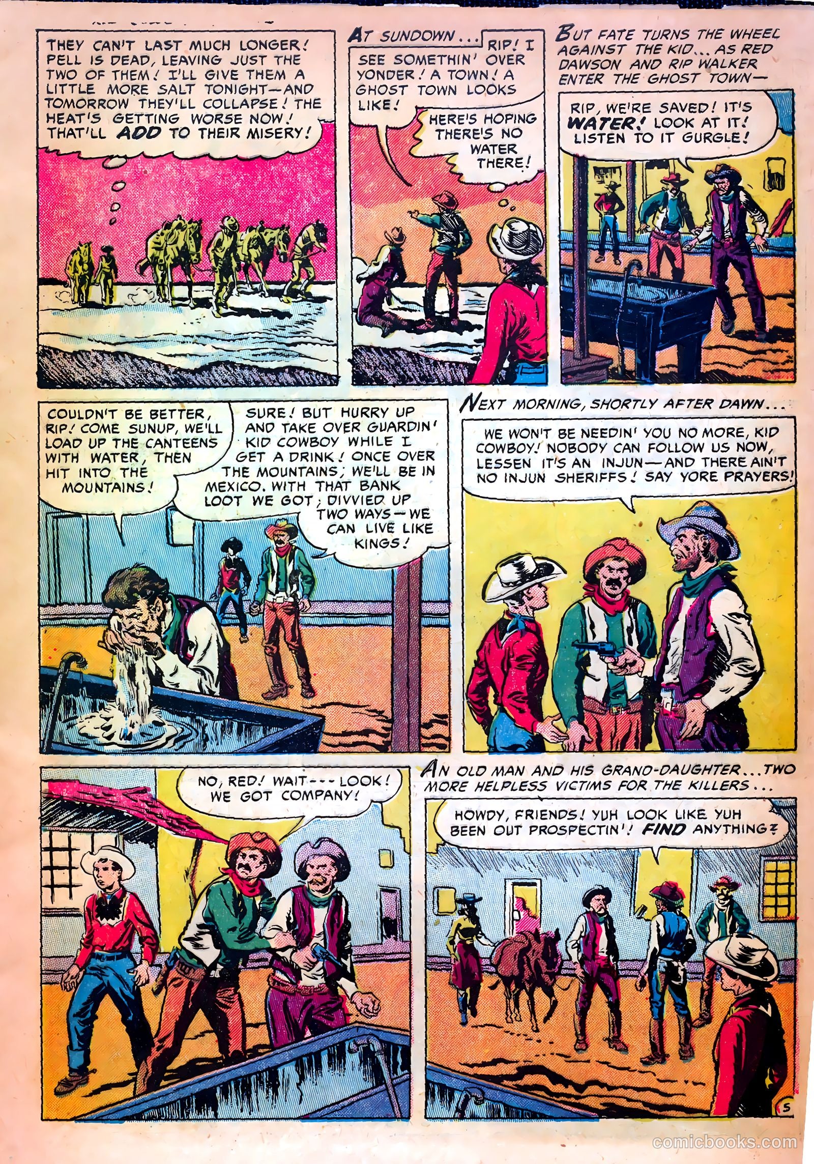 Kid Cowboy #13 (1955) — page 7 of 36