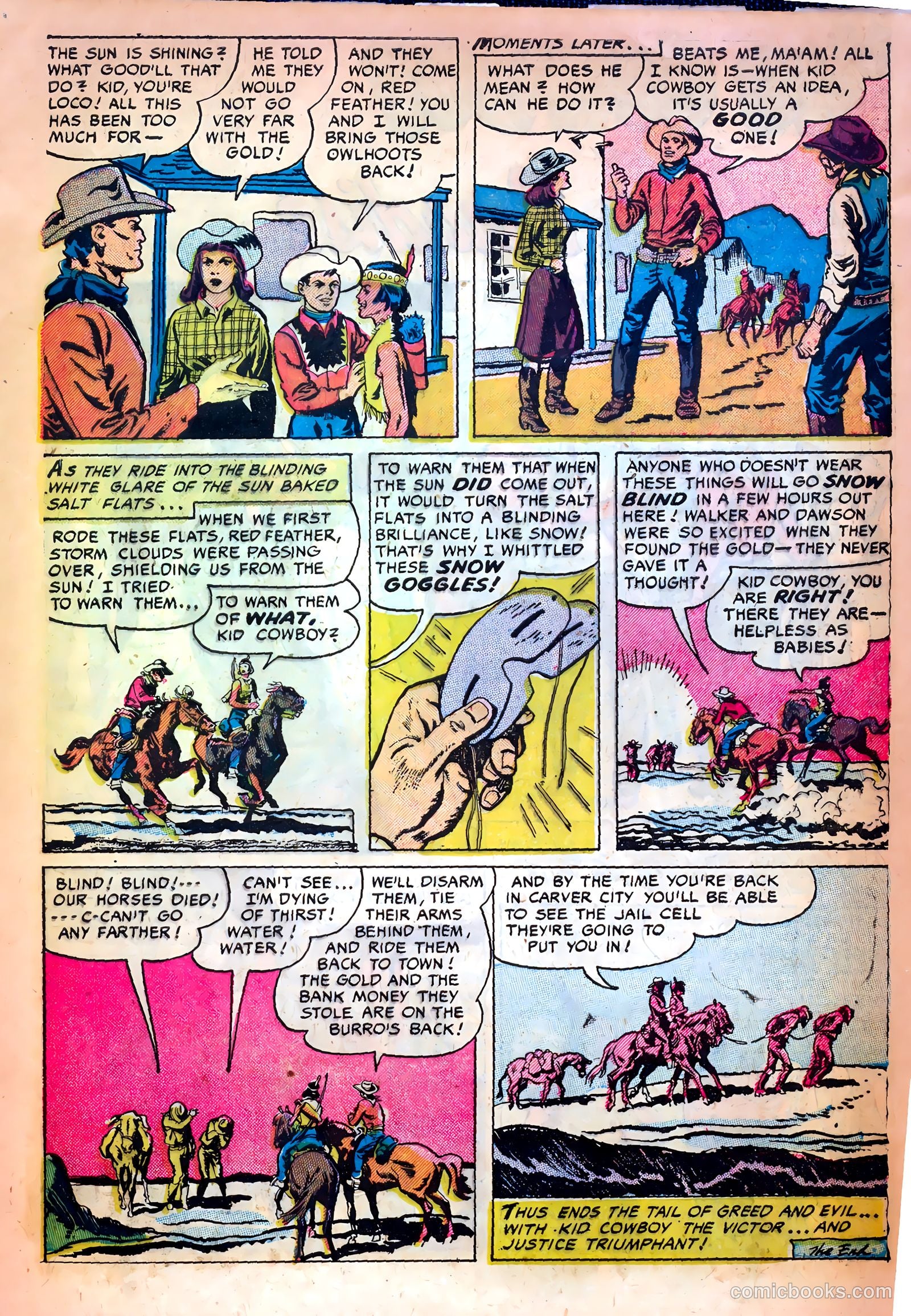 Kid Cowboy #13 (1955) — page 9 of 36