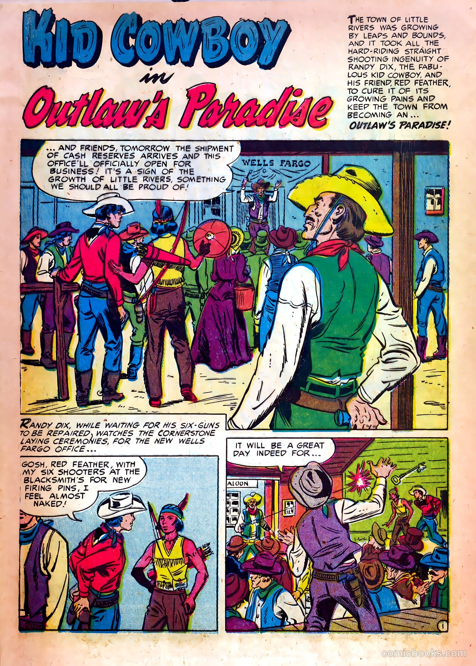 Kid Cowboy #13 (1955) — page 10 of 36