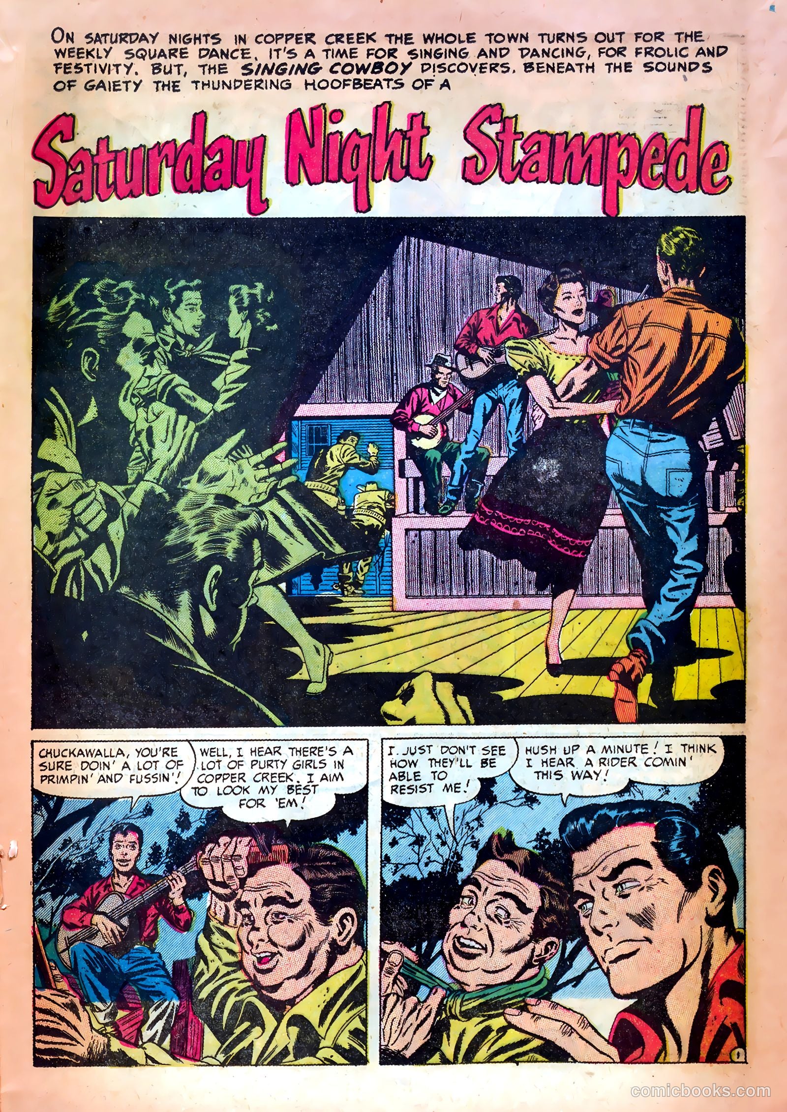 Kid Cowboy #13 (1955) — page 21 of 36