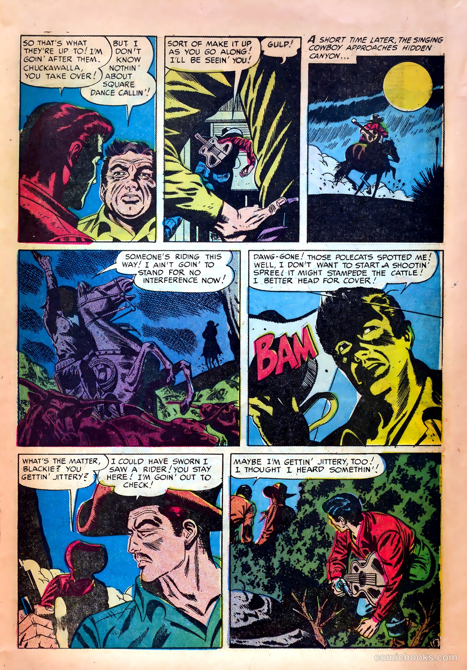 Kid Cowboy #13 (1955) — page 25 of 36