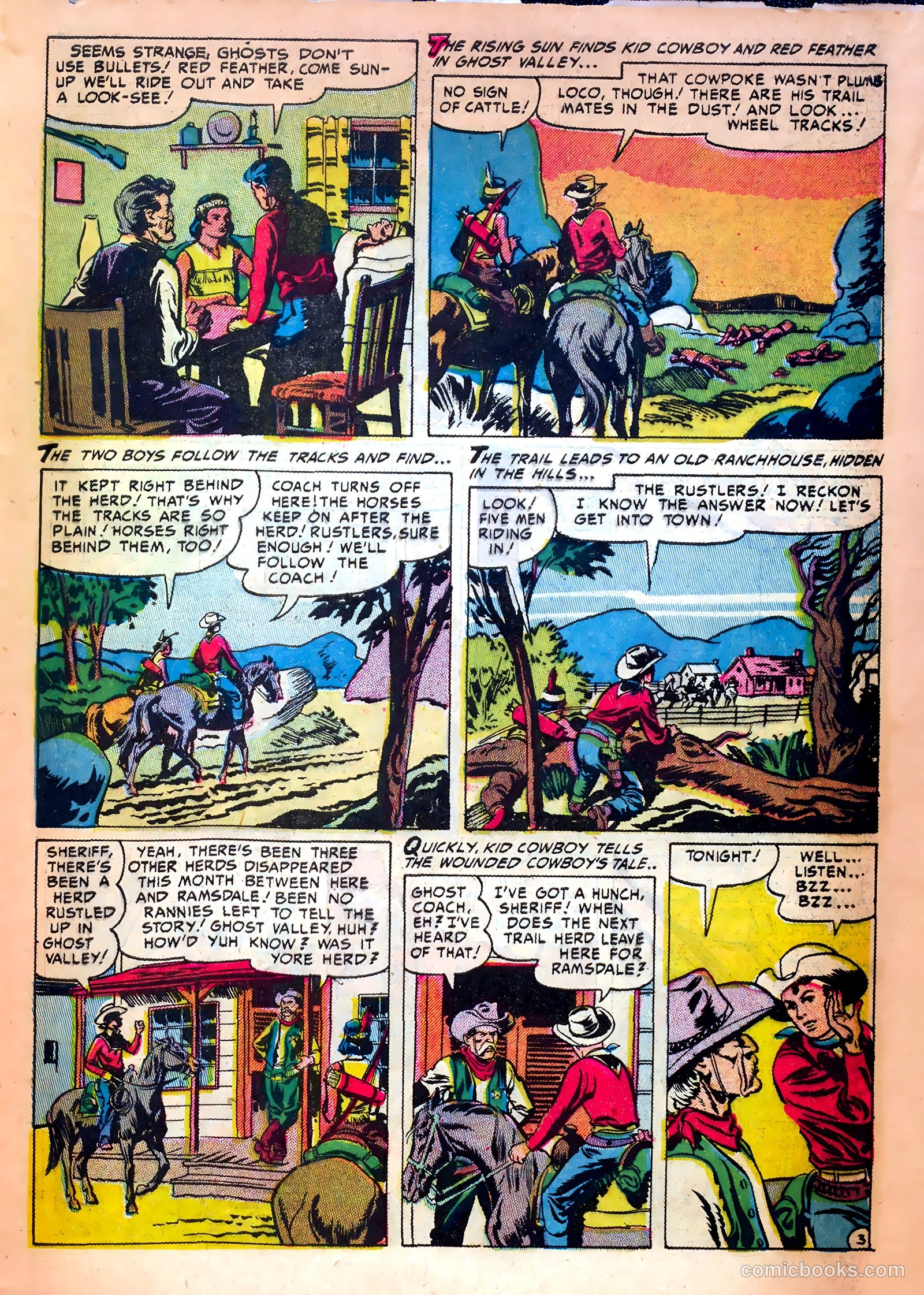 Kid Cowboy #13 (1955) — page 29 of 36