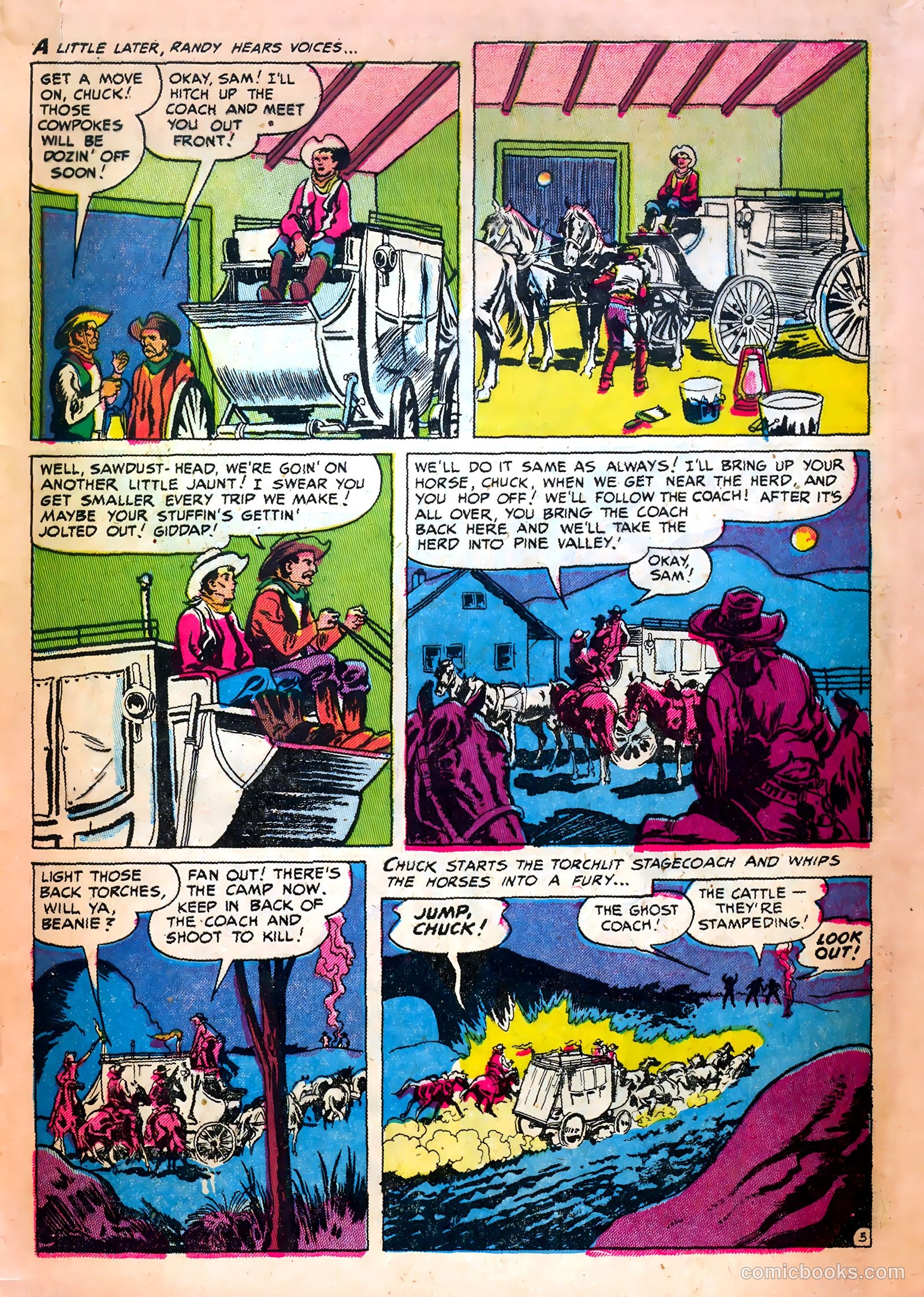 Kid Cowboy #13 (1955) — page 31 of 36