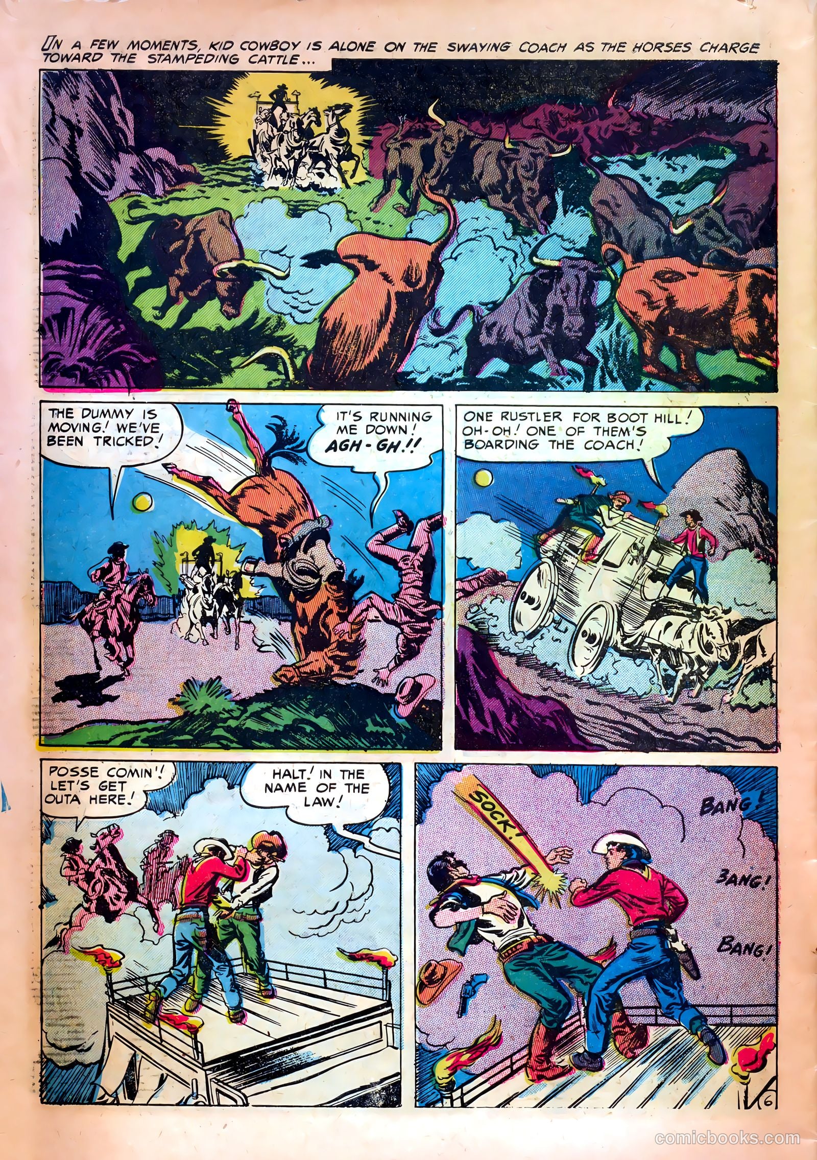 Kid Cowboy #13 (1955) — page 32 of 36