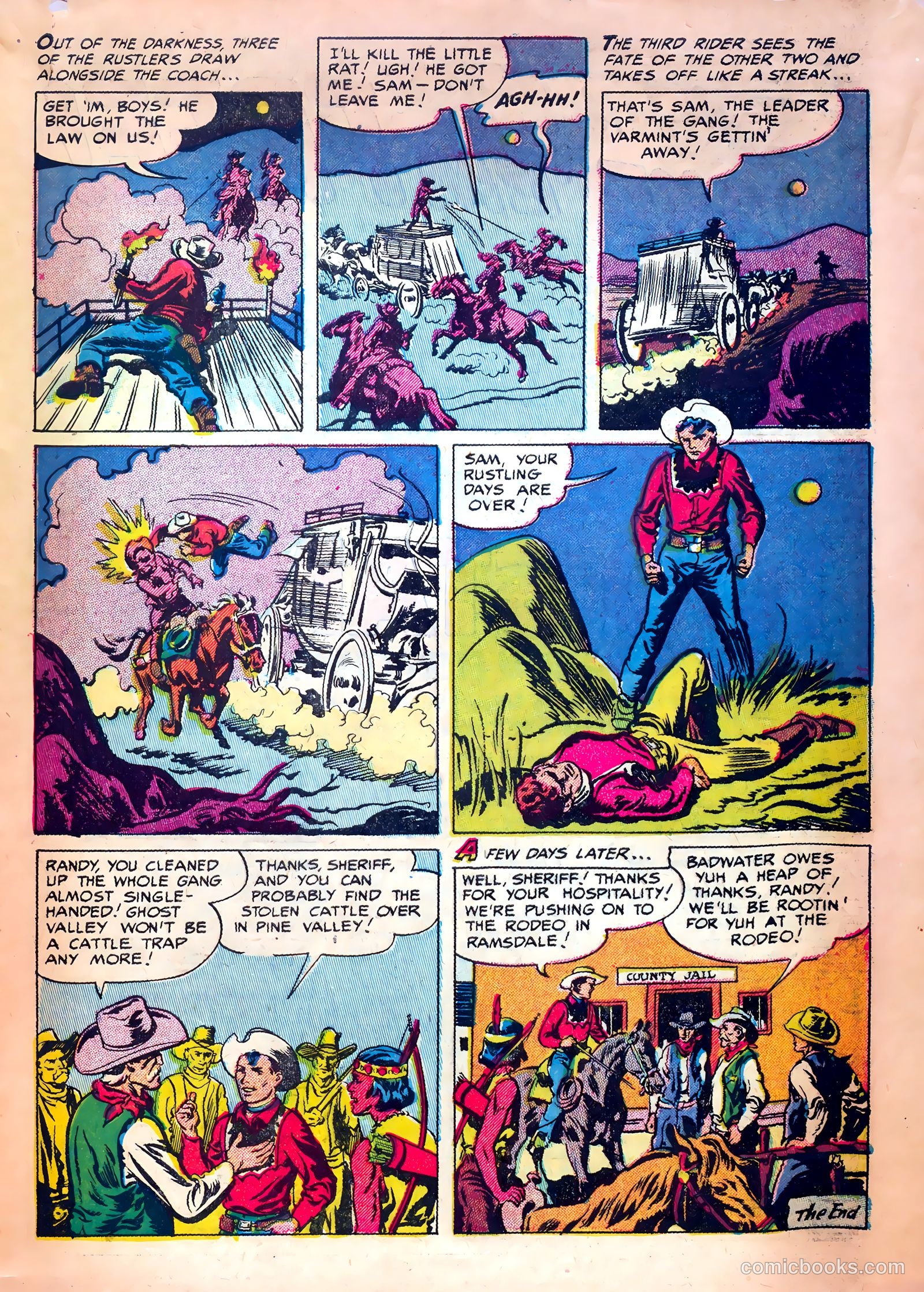 Kid Cowboy #13 (1955) — page 33 of 36