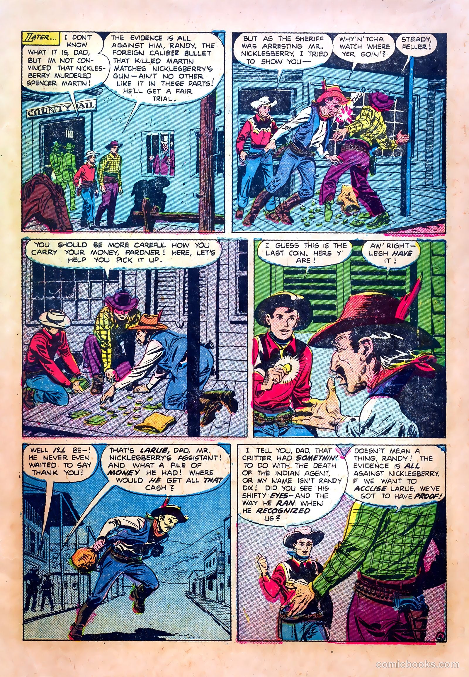 Kid Cowboy #14 (1955) — page 7 of 36
