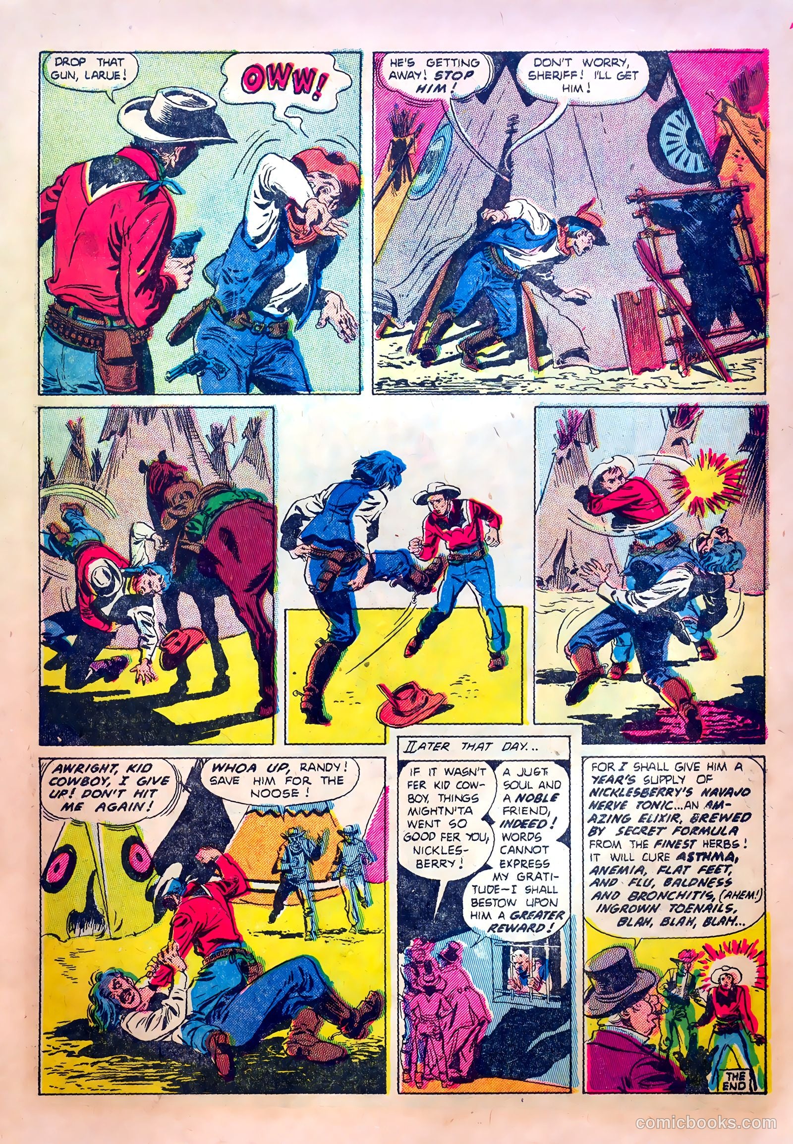 Kid Cowboy #14 (1955) — page 9 of 36