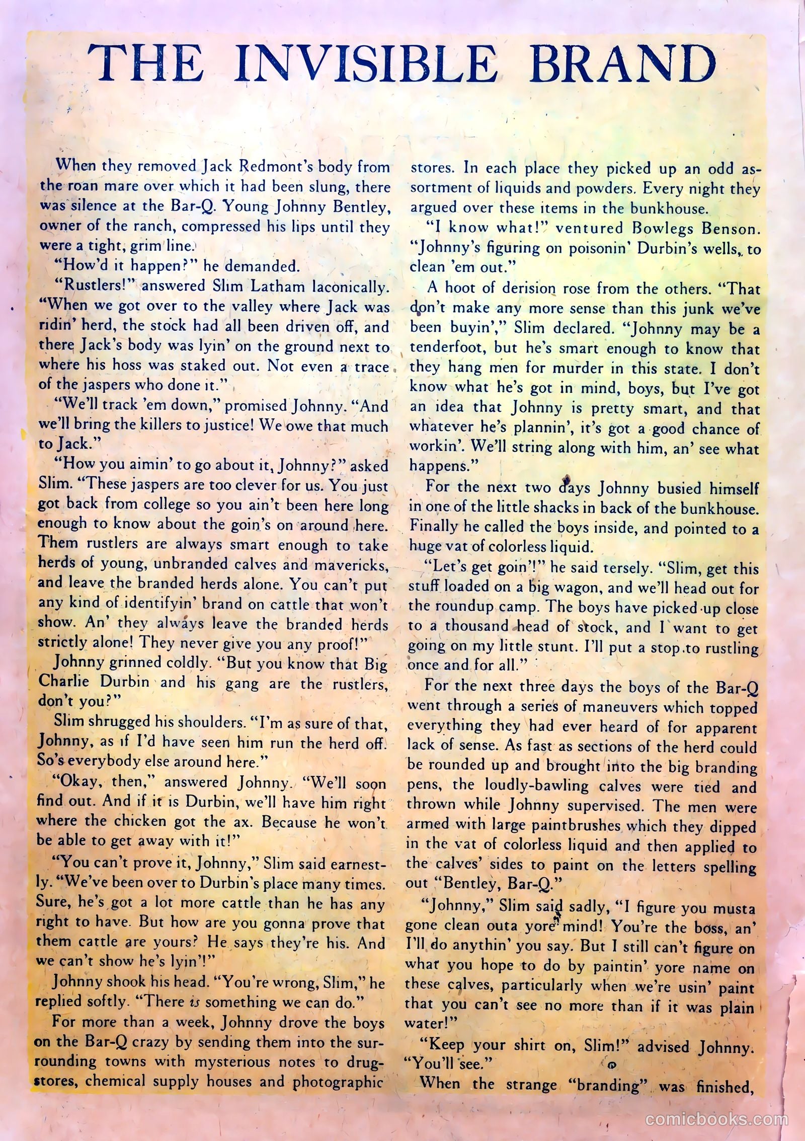 Kid Cowboy #14 (1955) — page 18 of 36