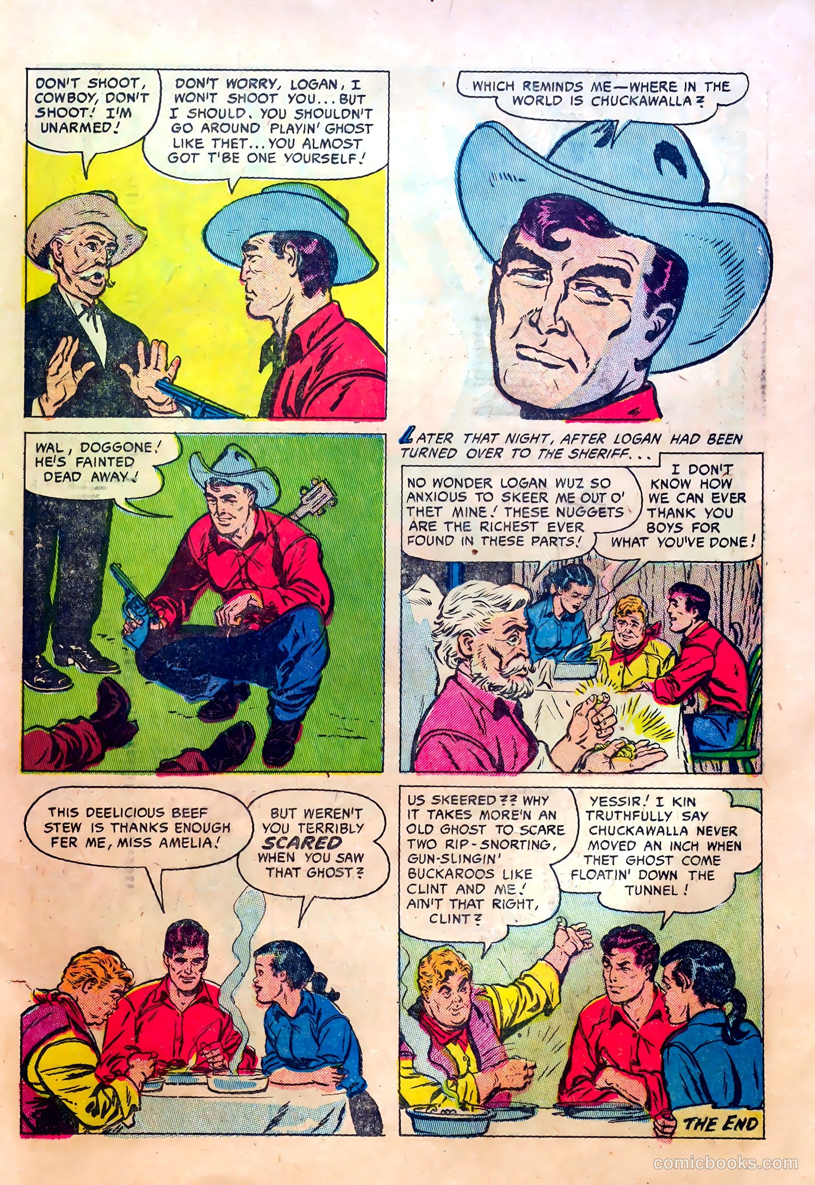 Kid Cowboy #14 (1955) — page 25 of 36