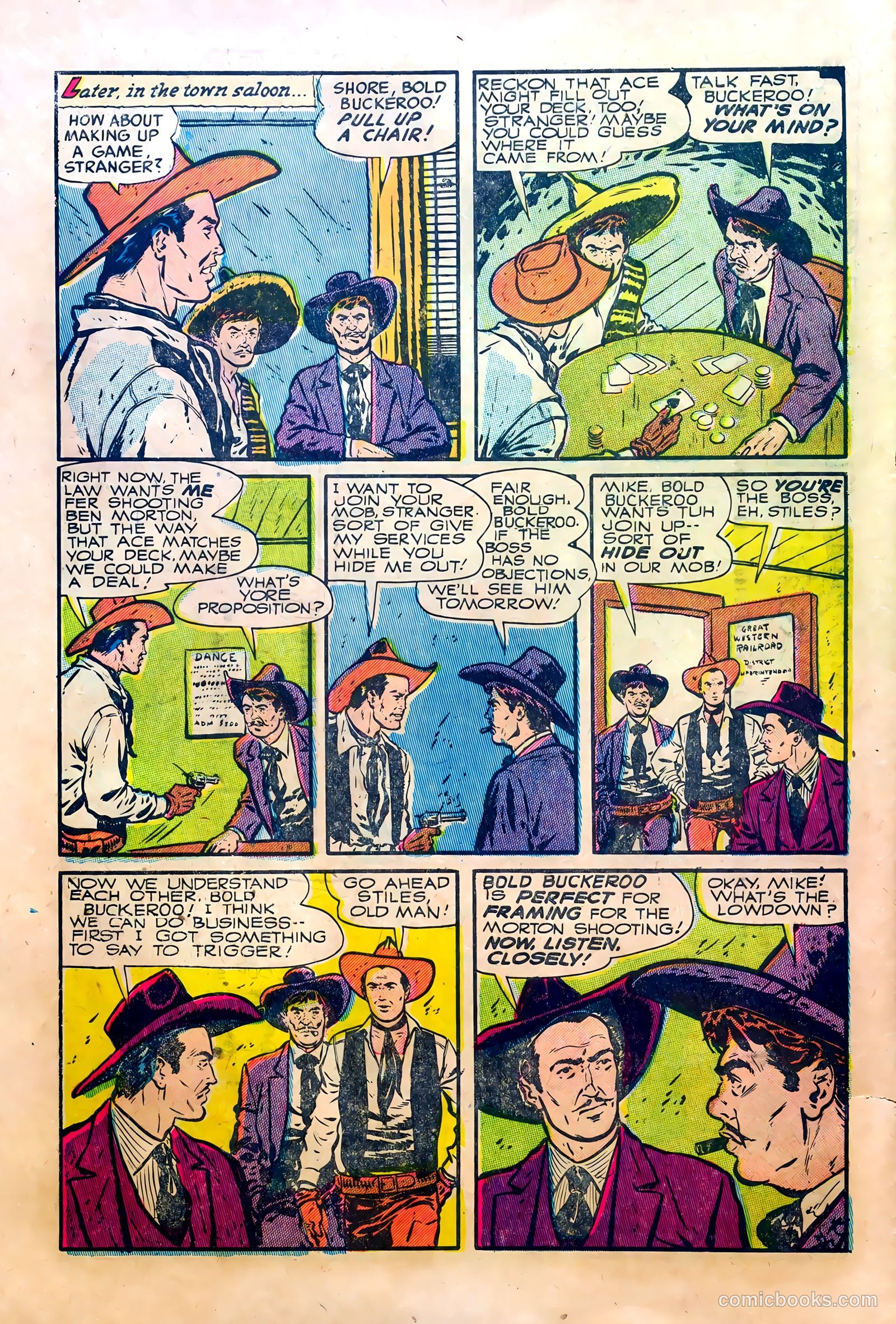 Kid Cowboy #14 (1955) — page 28 of 36