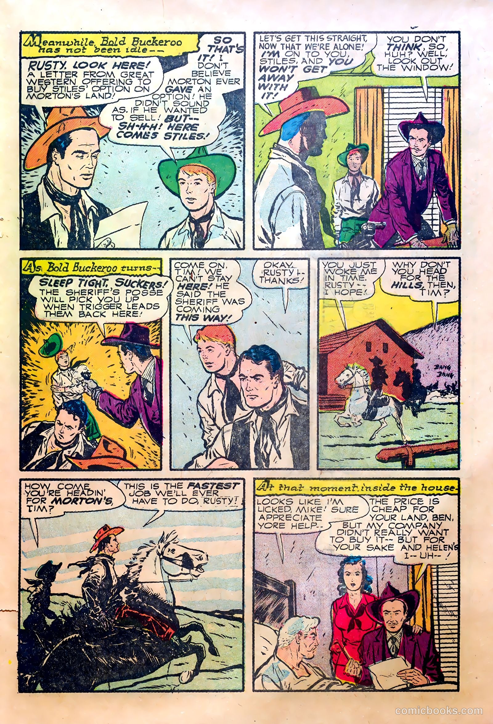 Kid Cowboy #14 (1955) — page 29 of 36