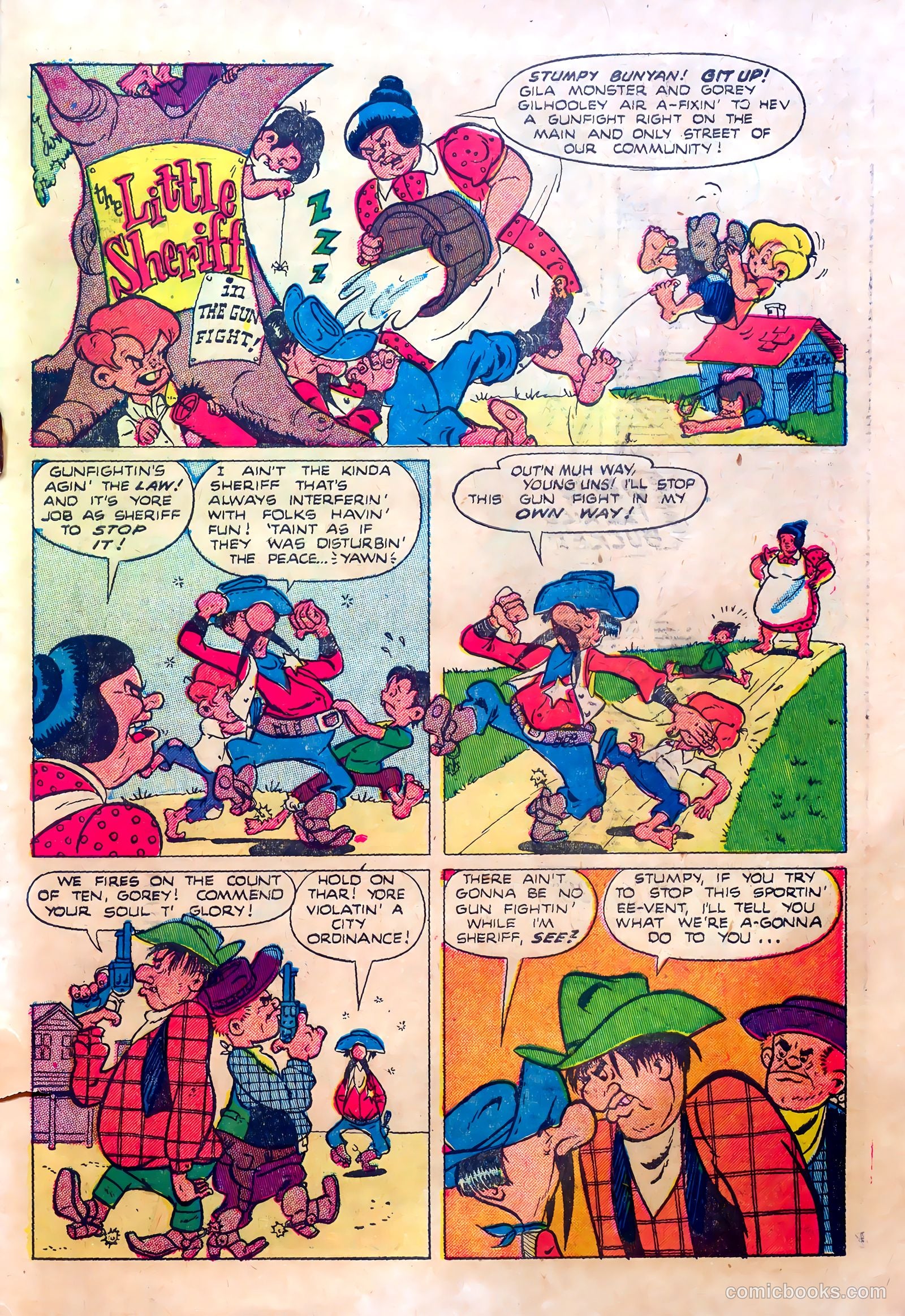 Kid Cowboy #14 (1955) — page 31 of 36
