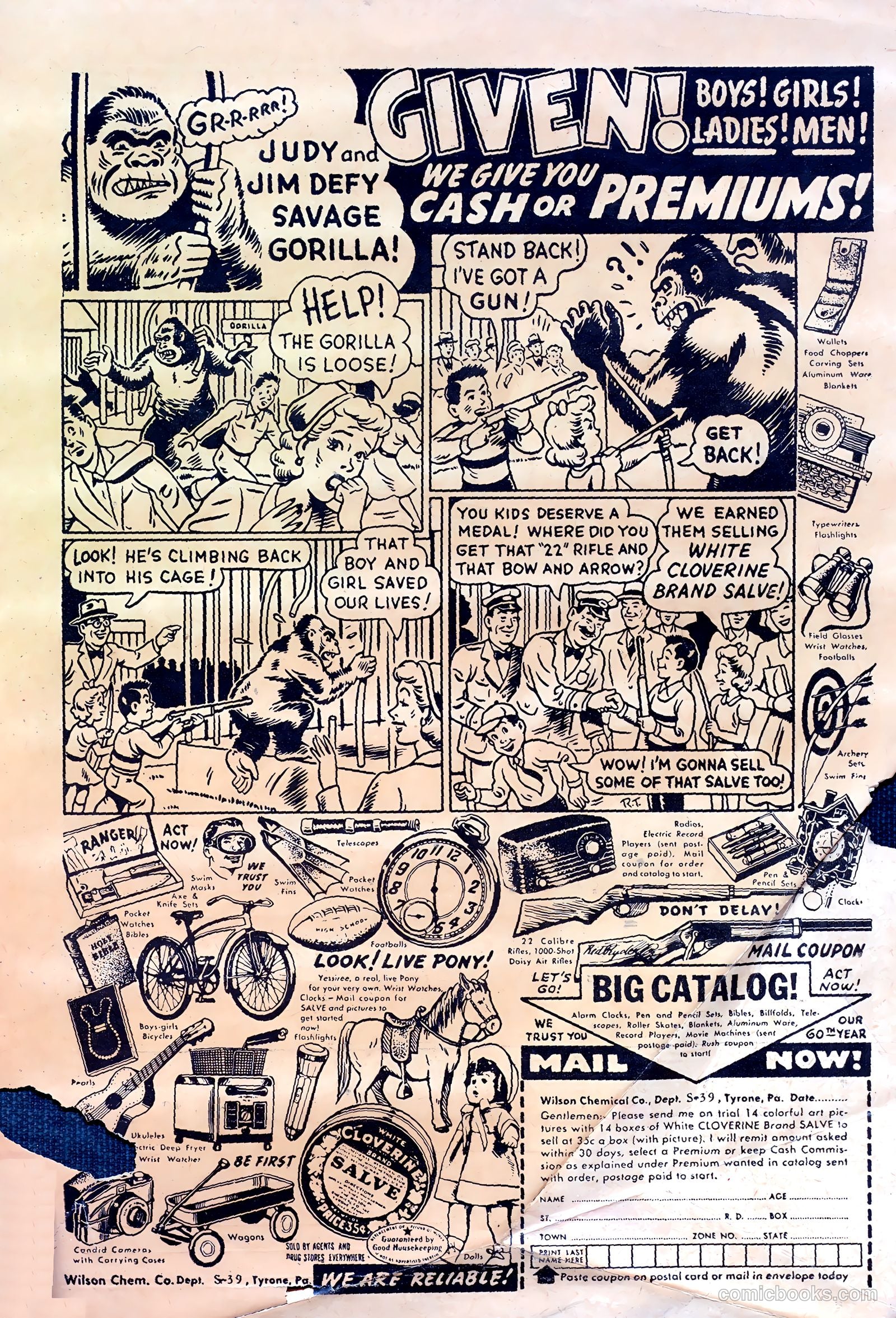 Kid Cowboy #14 (1955) — page 35 of 36