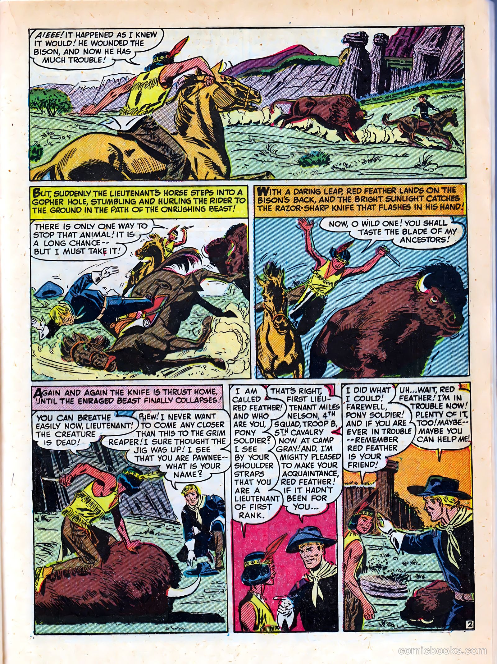 Kid Cowboy #2 (1950) — page 21 of 37