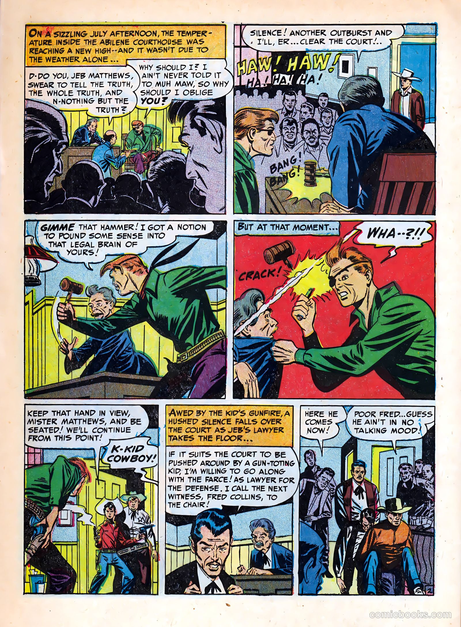Kid Cowboy #2 (1950) — page 28 of 37