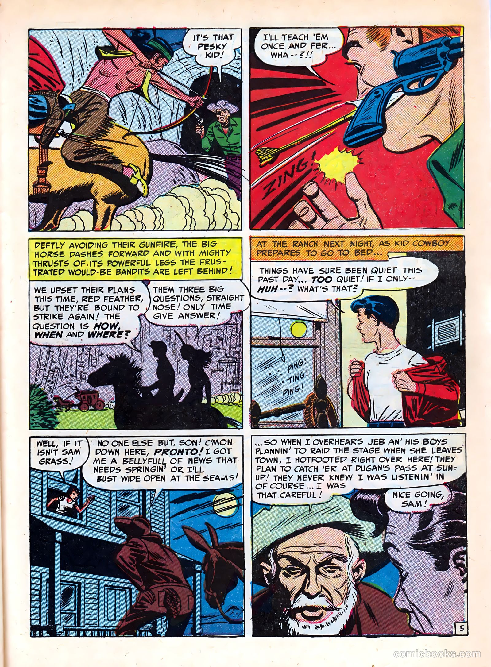 Kid Cowboy #2 (1950) — page 31 of 37