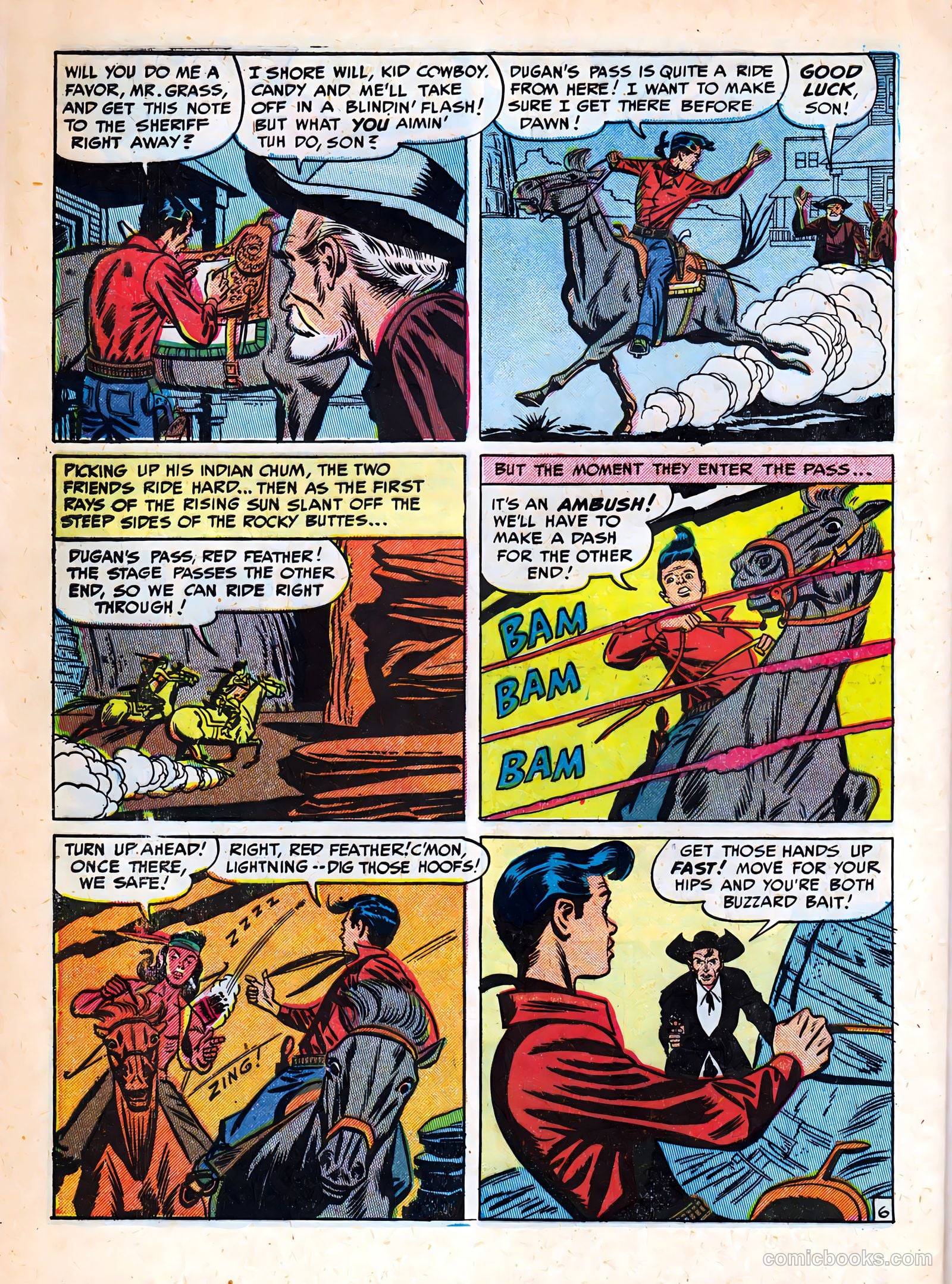 Kid Cowboy #2 (1950) — page 32 of 37