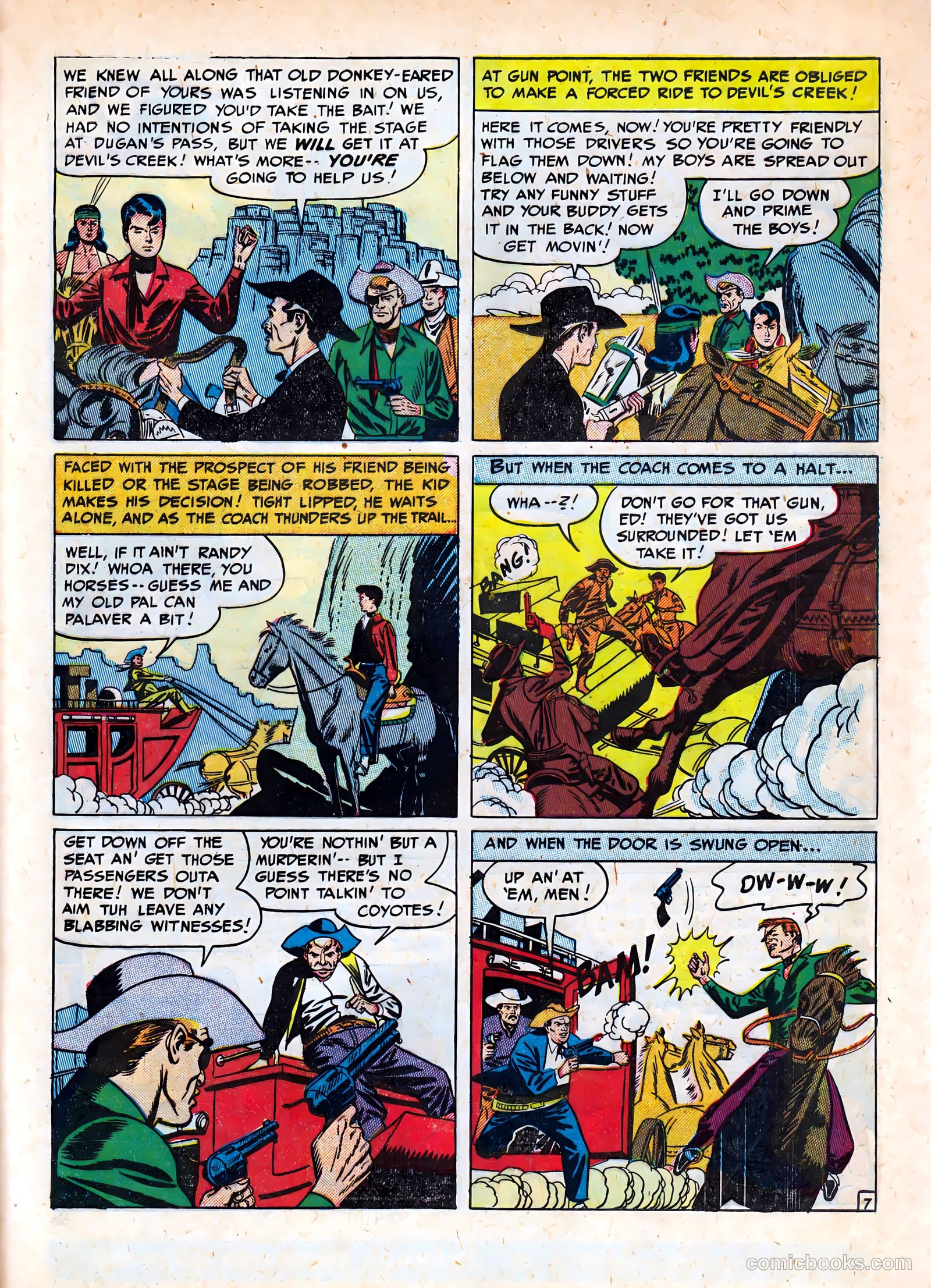 Kid Cowboy #2 (1950) — page 33 of 37
