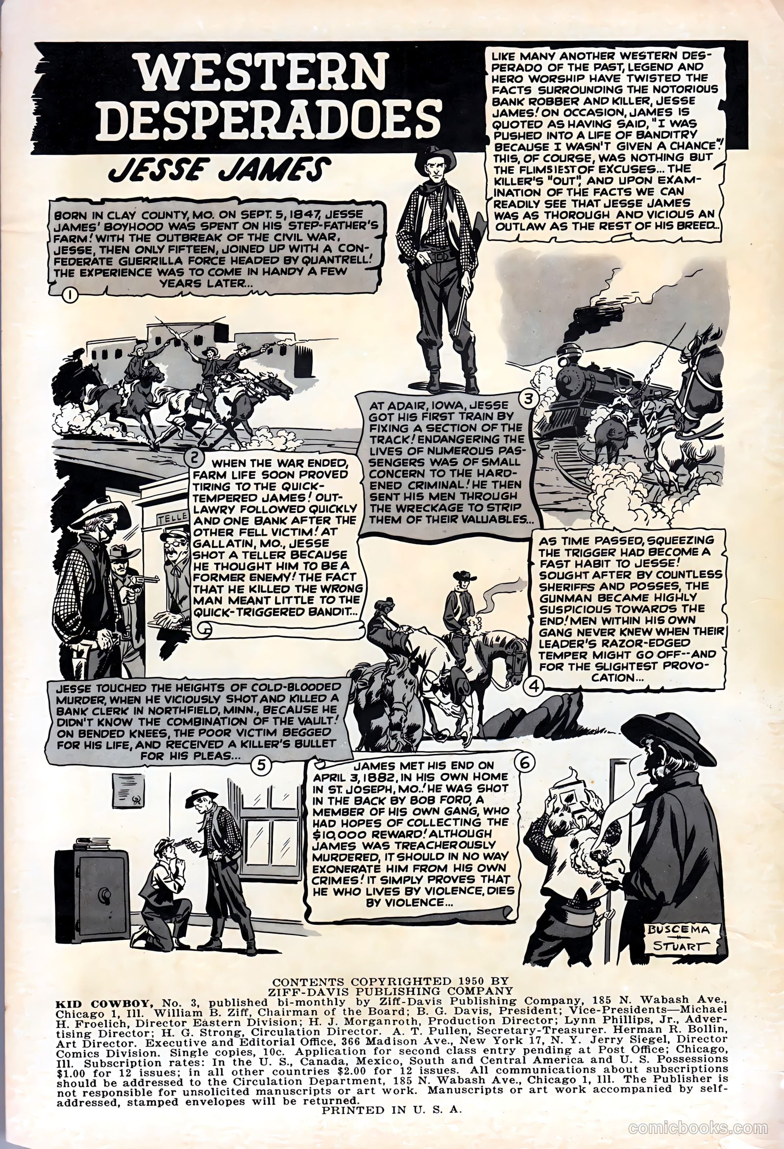 Kid Cowboy #3 (1950) — page 2 of 36
