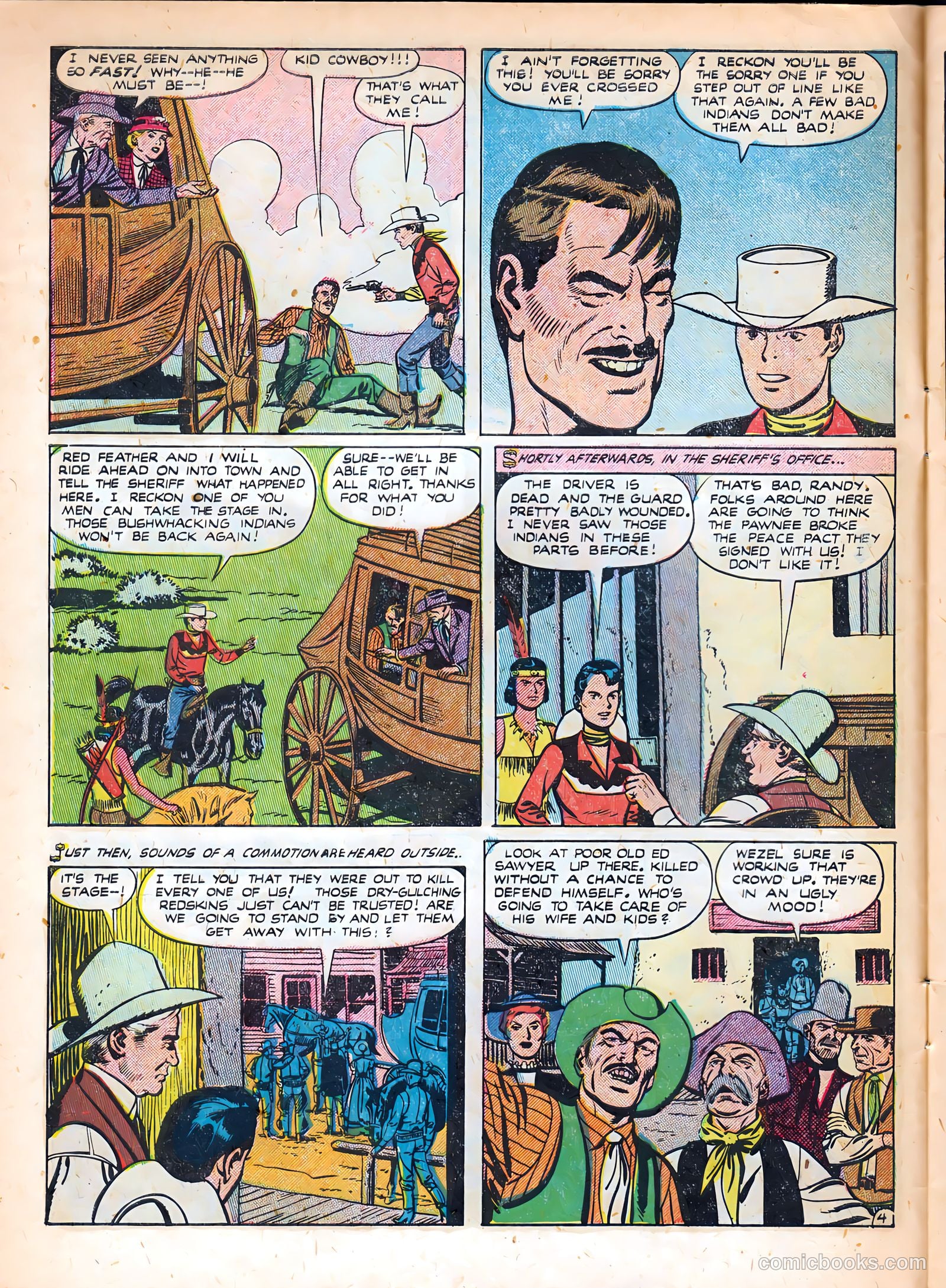 Kid Cowboy #3 (1950) — page 6 of 36