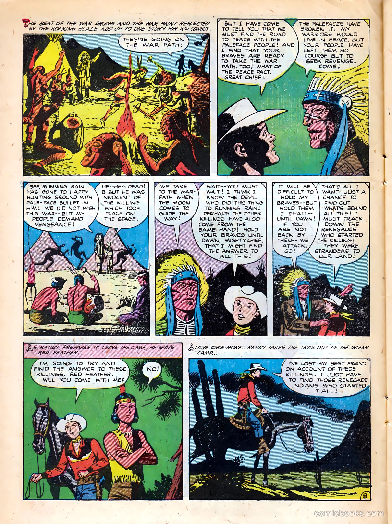 Kid Cowboy #3 (1950) — page 10 of 36