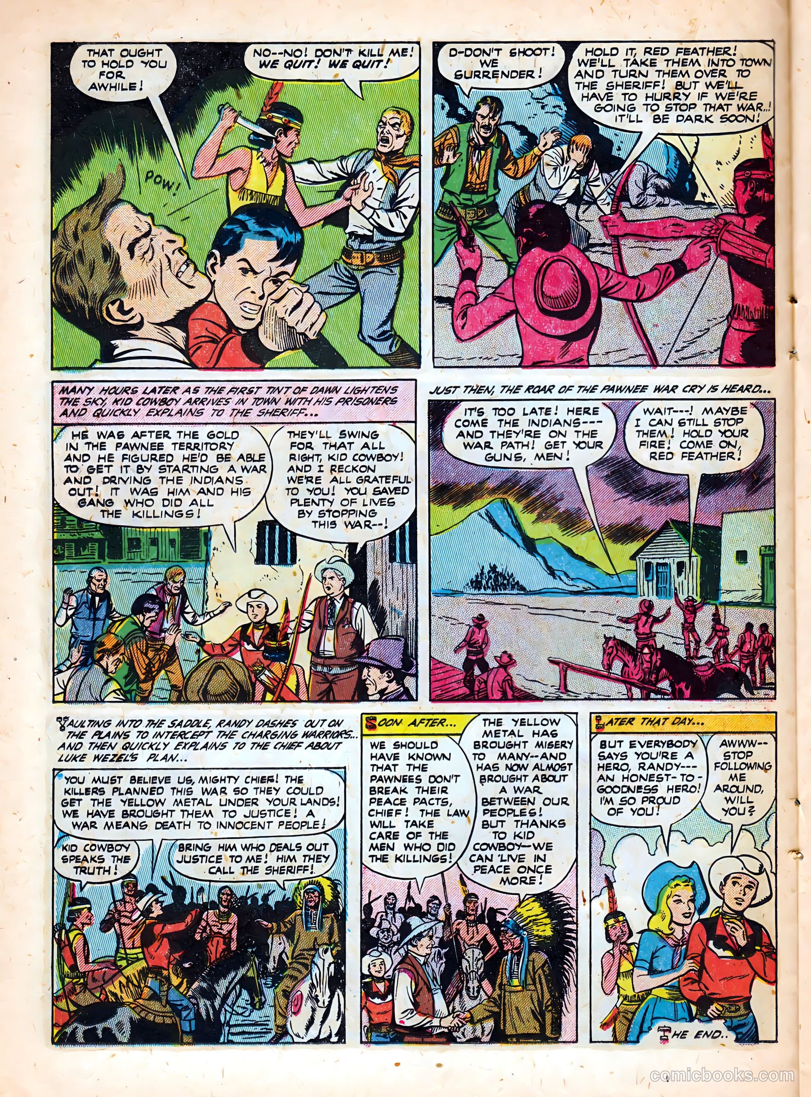 Kid Cowboy #3 (1950) — page 14 of 36