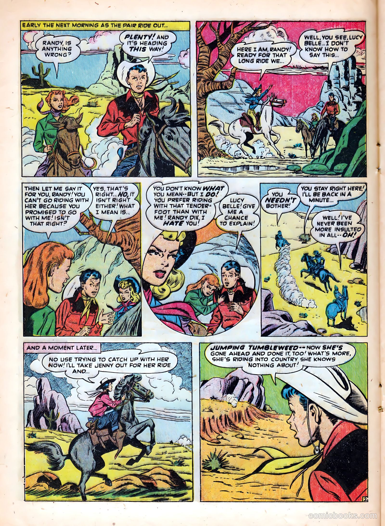 Kid Cowboy #3 (1950) — page 16 of 36