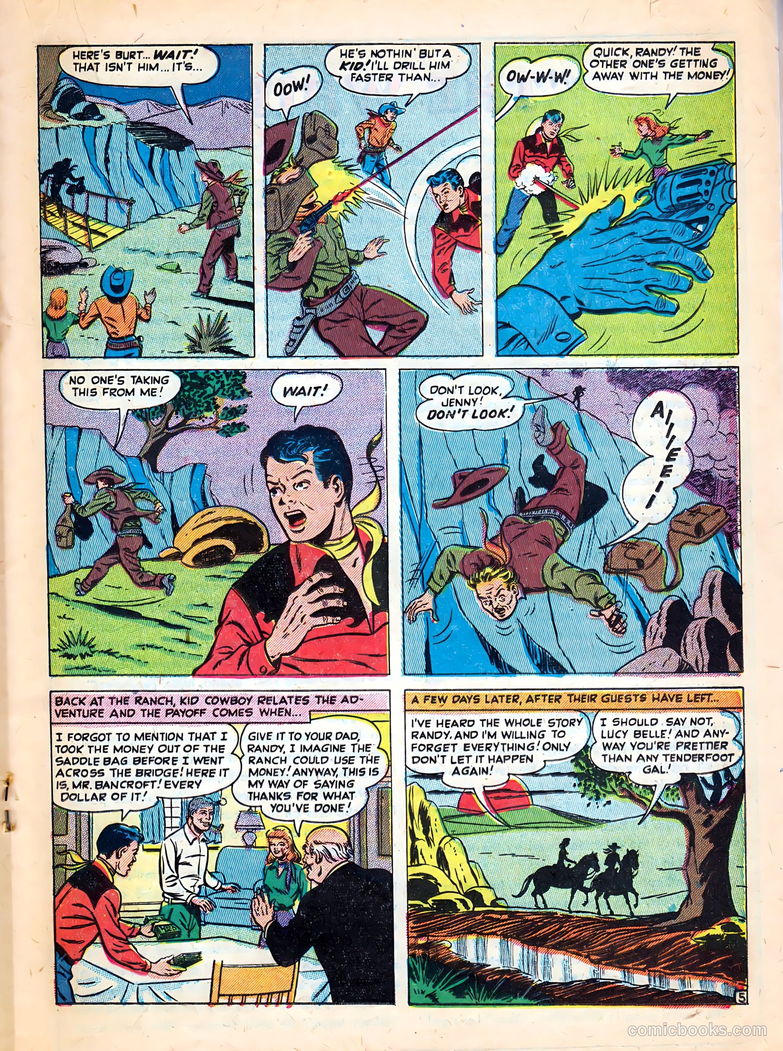 Kid Cowboy #3 (1950) — page 19 of 36