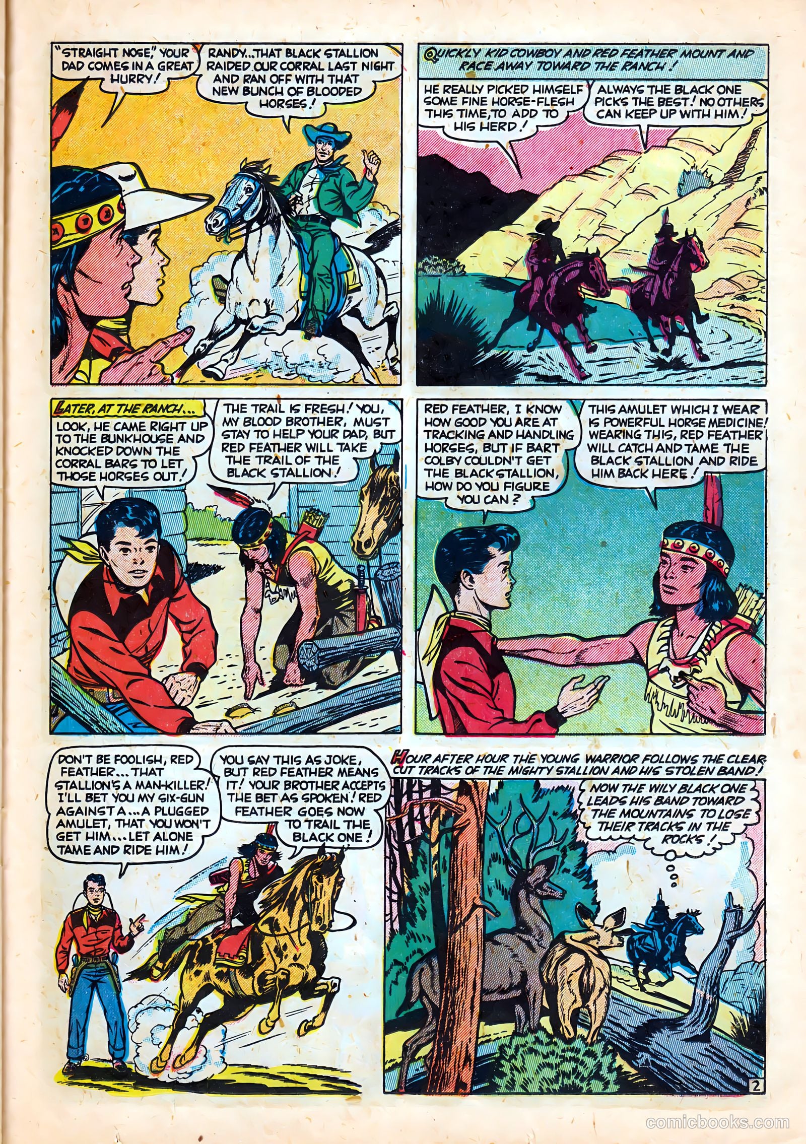 Kid Cowboy #3 (1950) — page 23 of 36