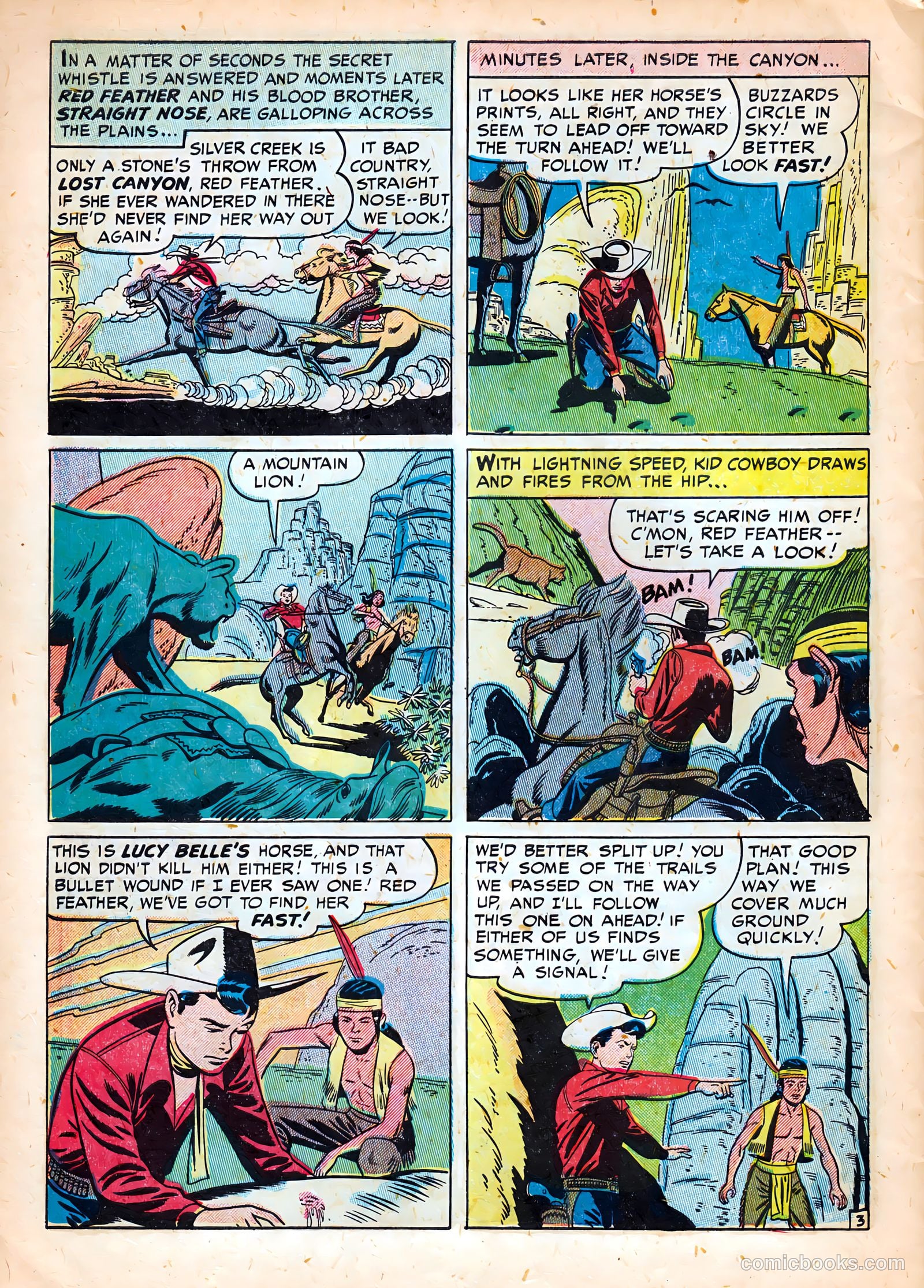 Kid Cowboy #3 (1950) — page 30 of 36