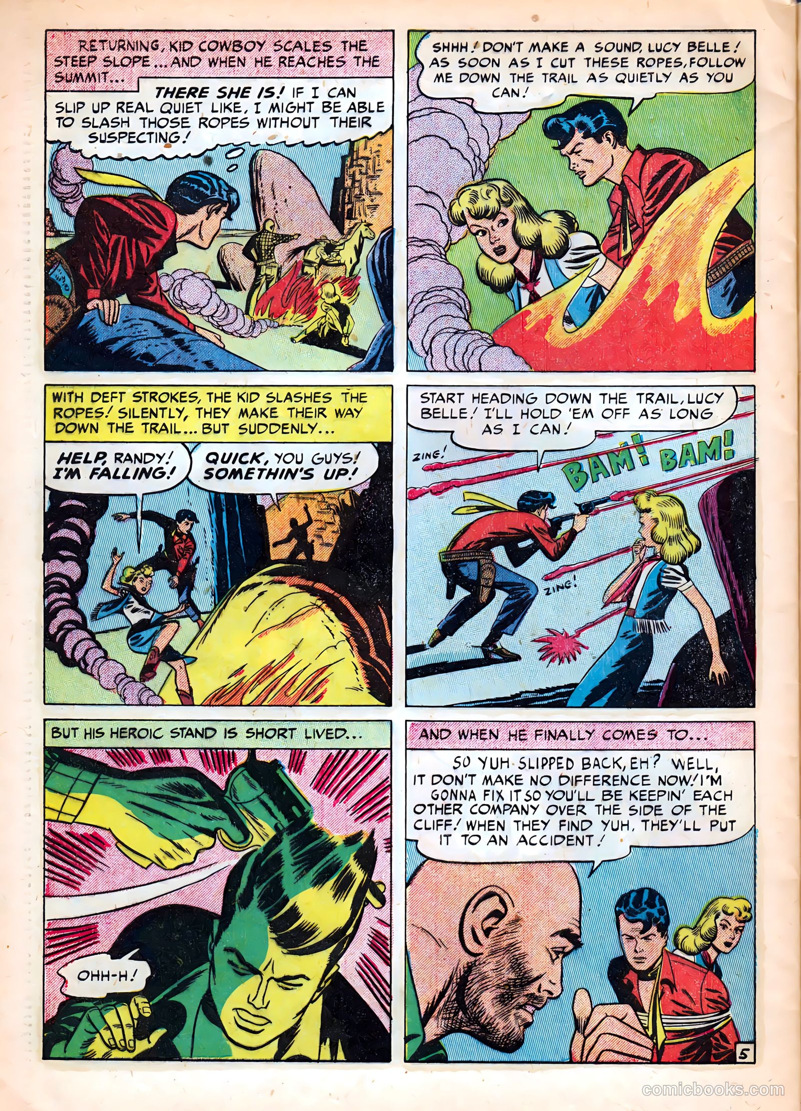 Kid Cowboy #3 (1950) — page 32 of 36