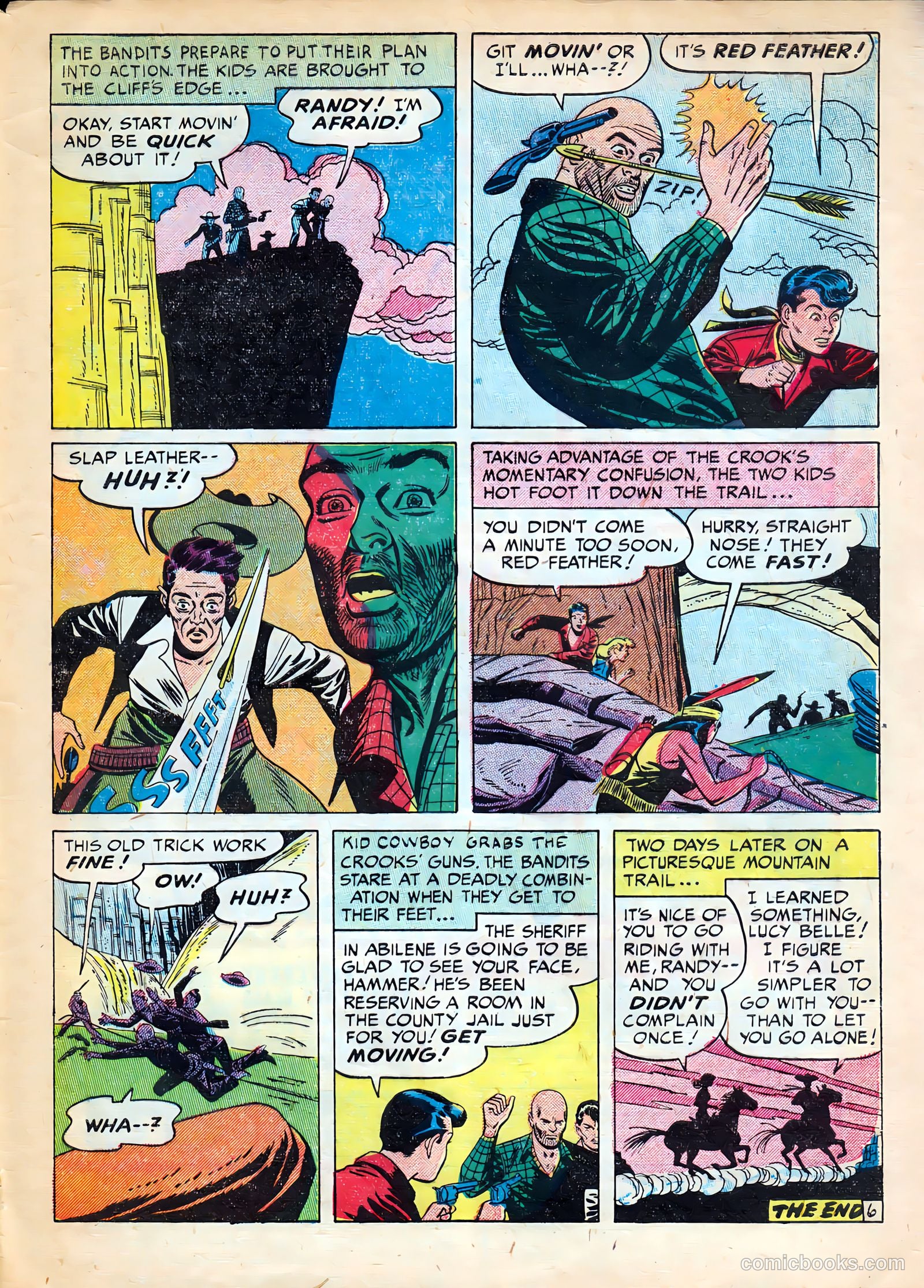 Kid Cowboy #3 (1950) — page 33 of 36