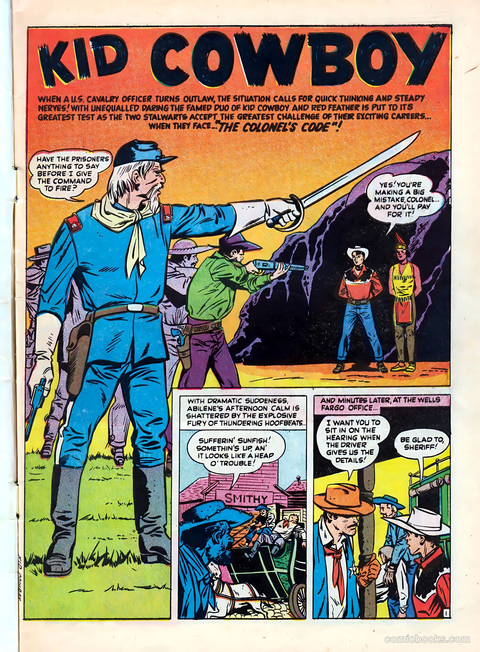 Kid Cowboy #4 (1951) — page 3 of 37