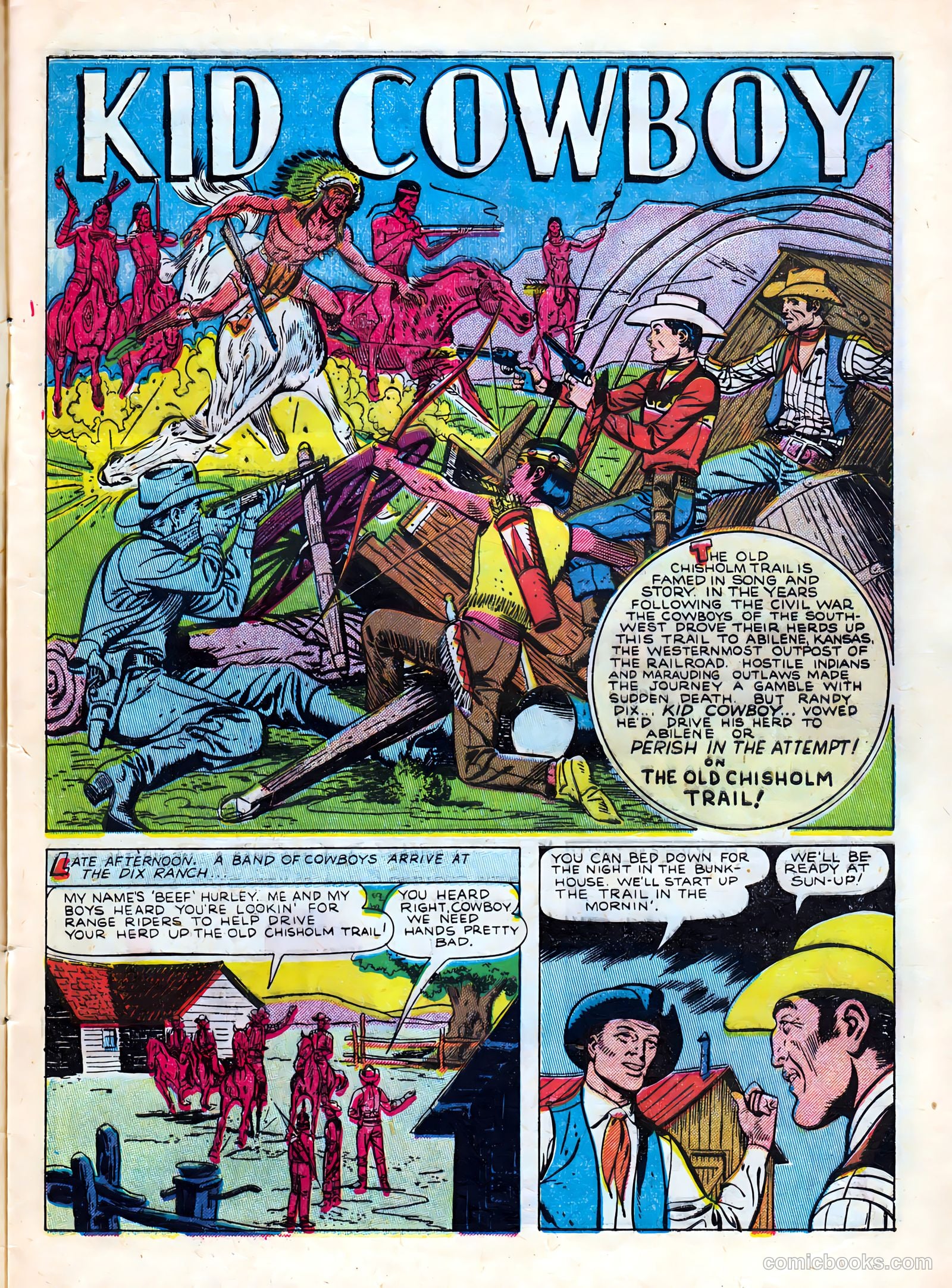 Kid Cowboy #4 (1951) — page 9 of 37