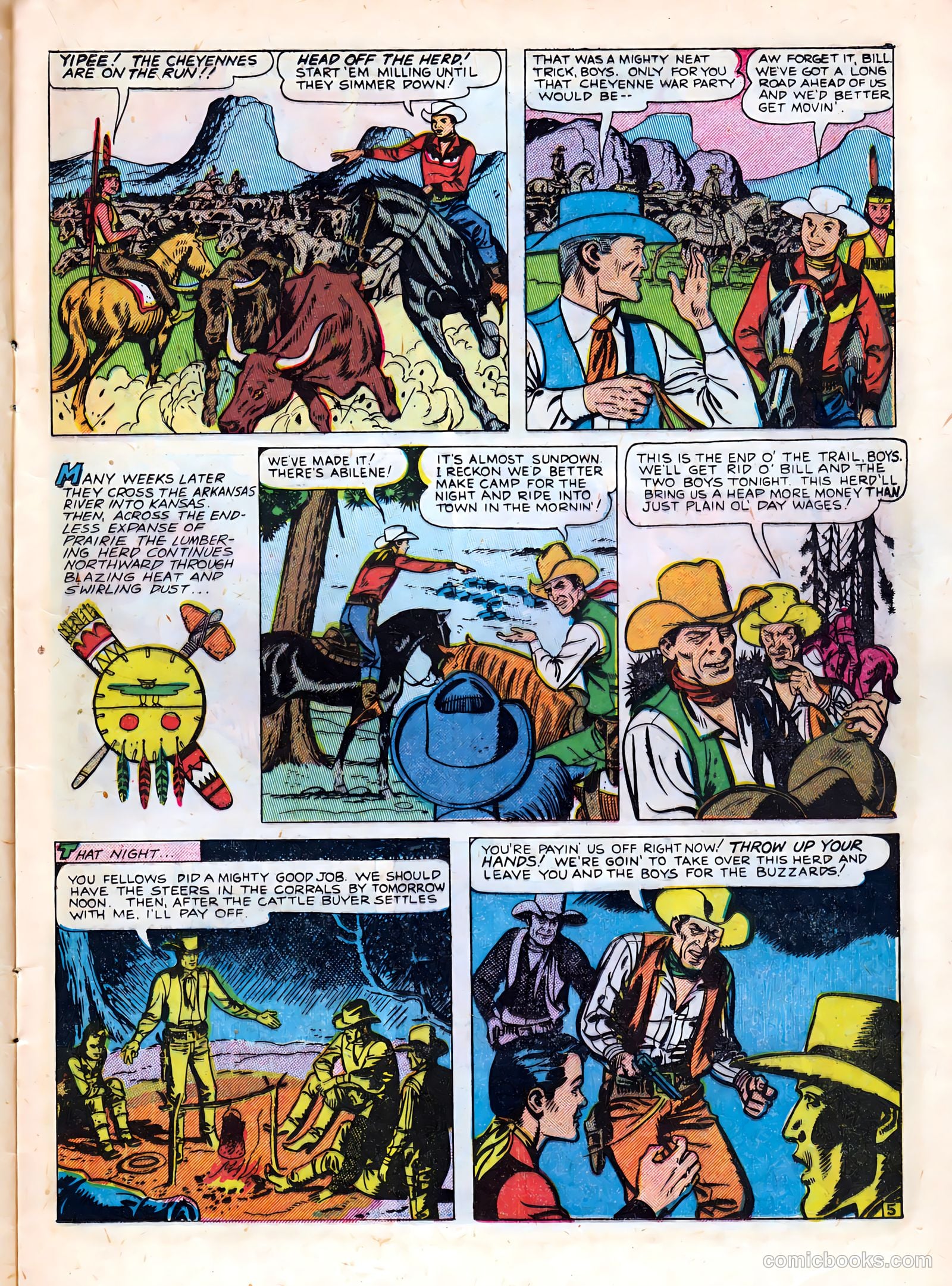 Kid Cowboy #4 (1951) — page 13 of 37