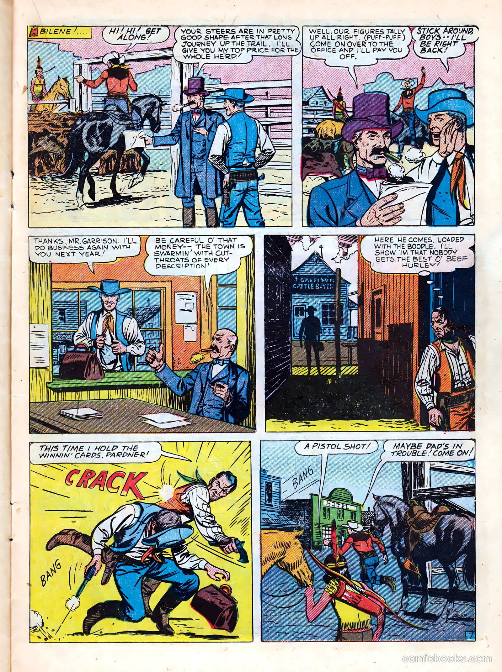 Kid Cowboy #4 (1951) — page 15 of 37