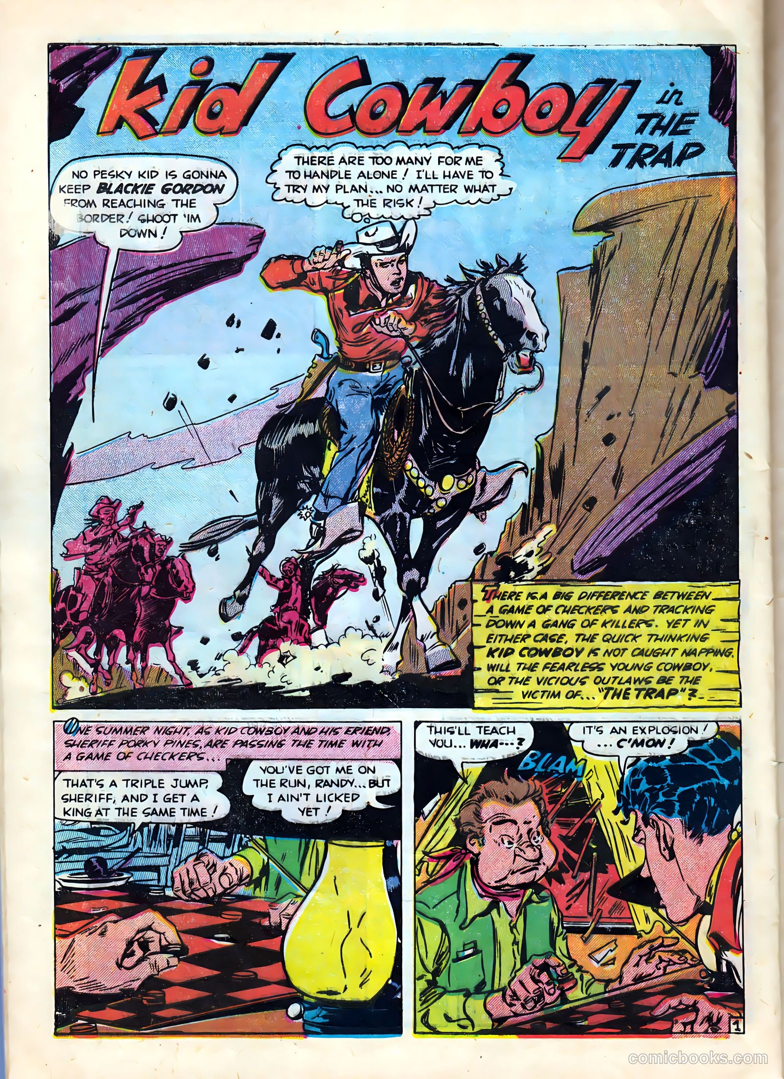 Kid Cowboy #4 (1951) — page 28 of 37