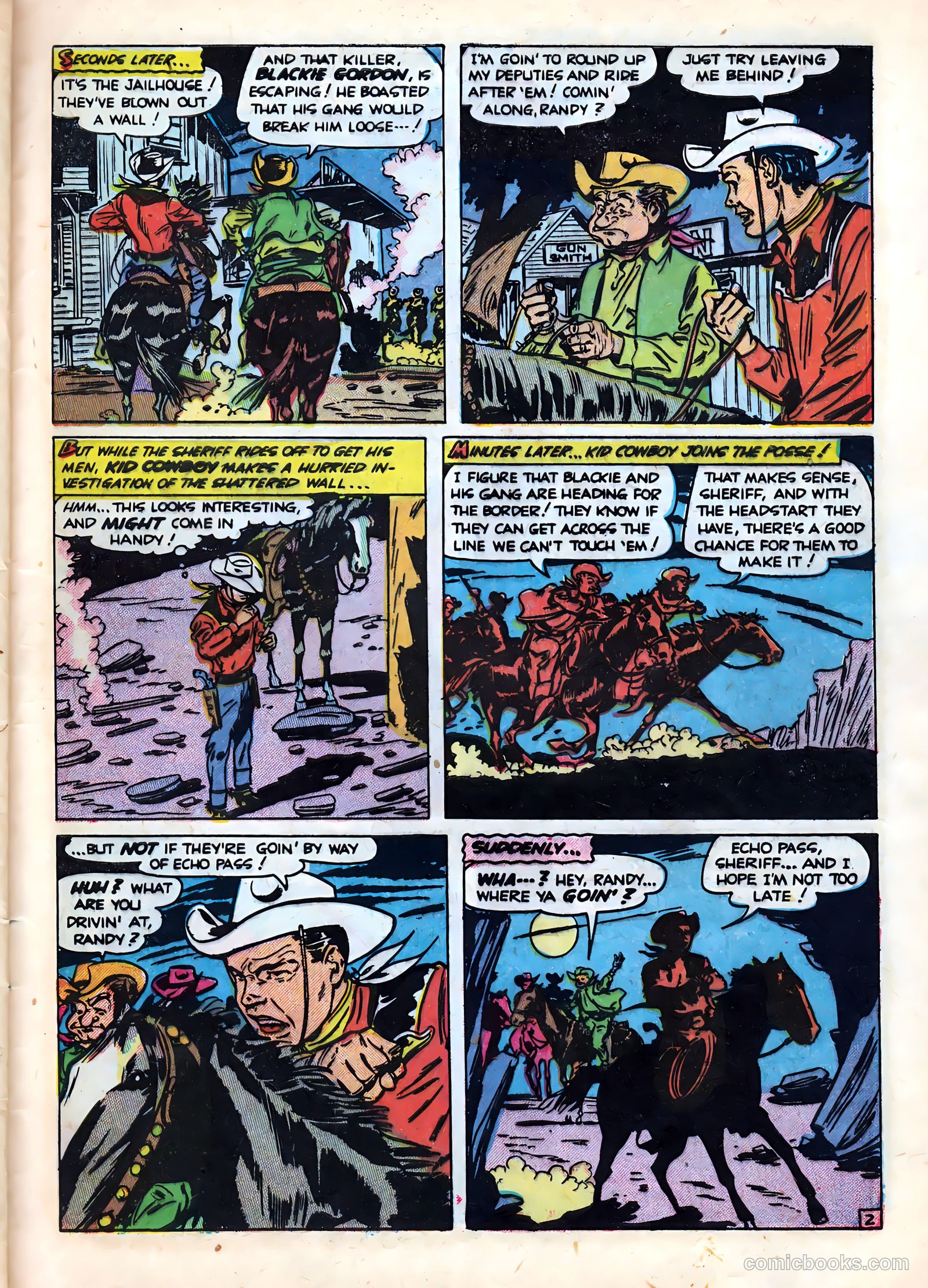 Kid Cowboy #4 (1951) — page 29 of 37
