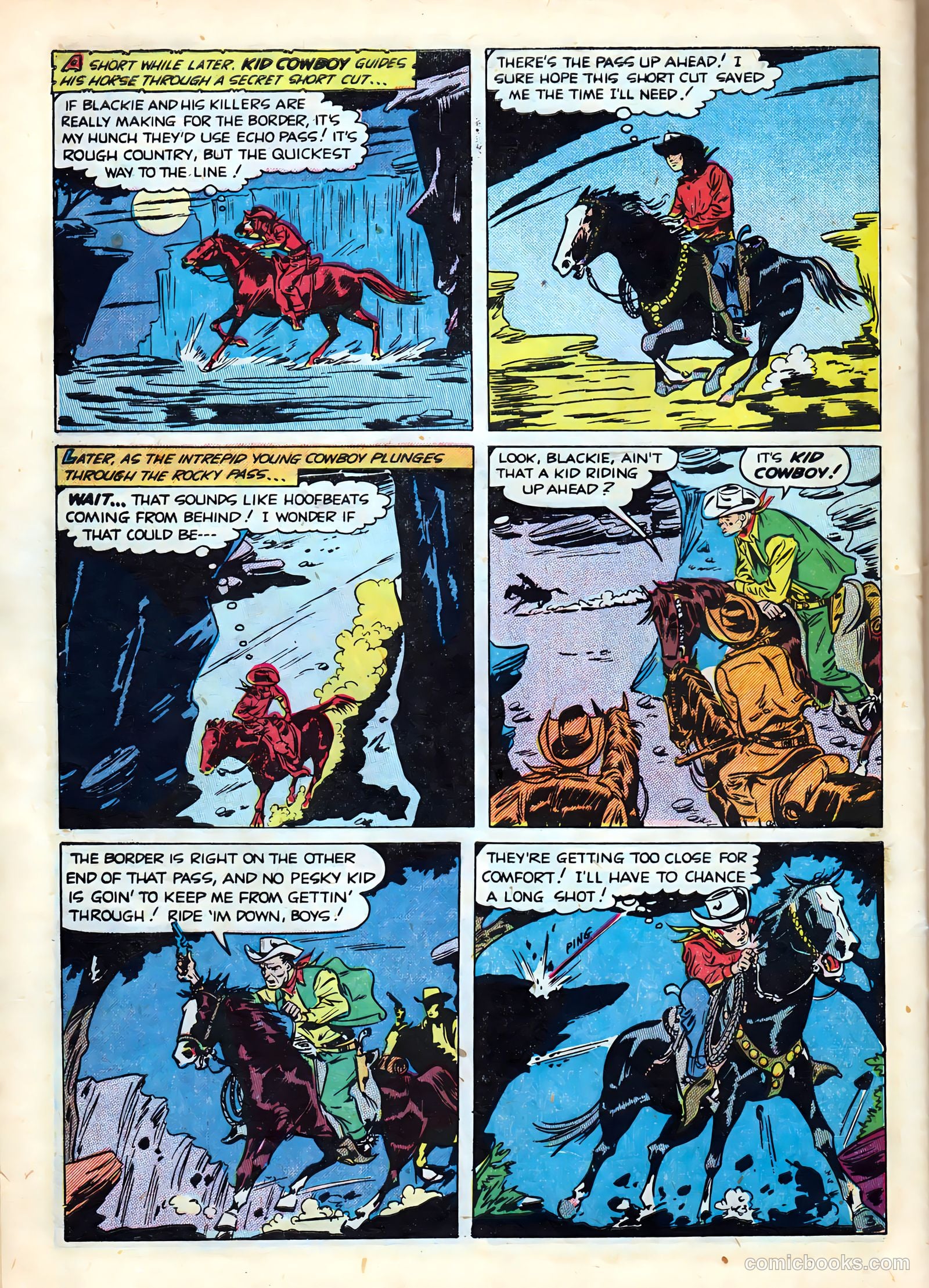 Kid Cowboy #4 (1951) — page 30 of 37