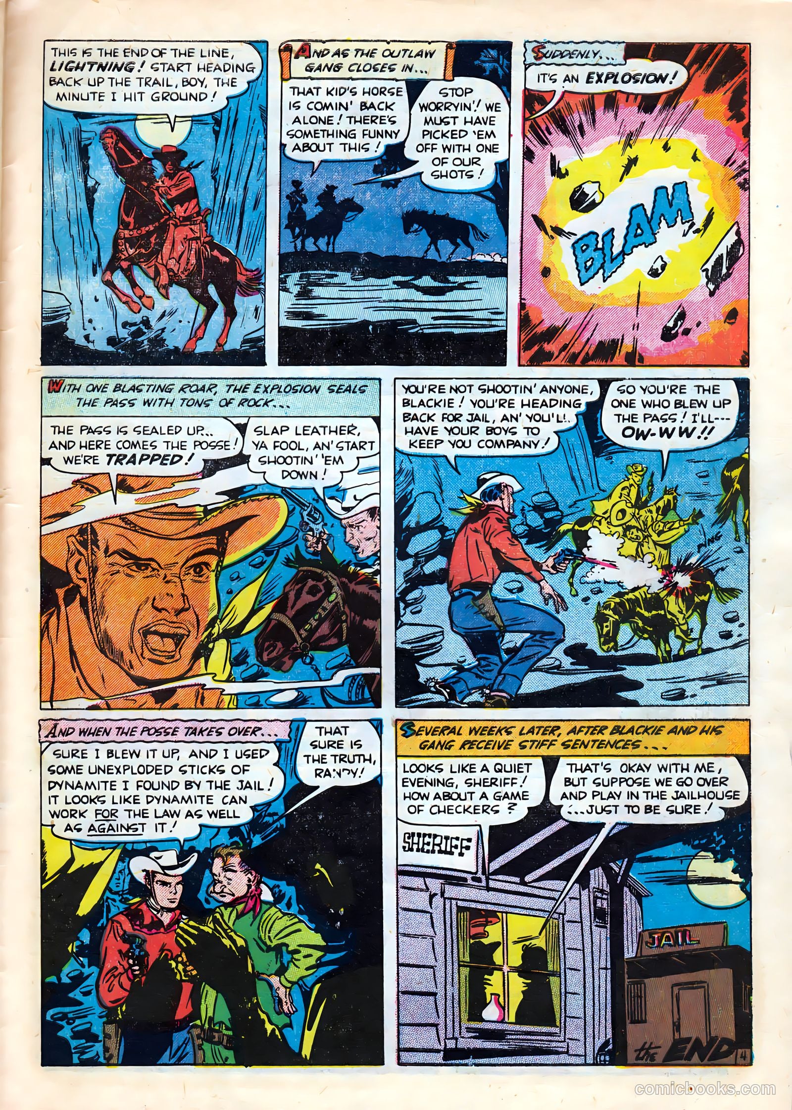 Kid Cowboy #4 (1951) — page 31 of 37