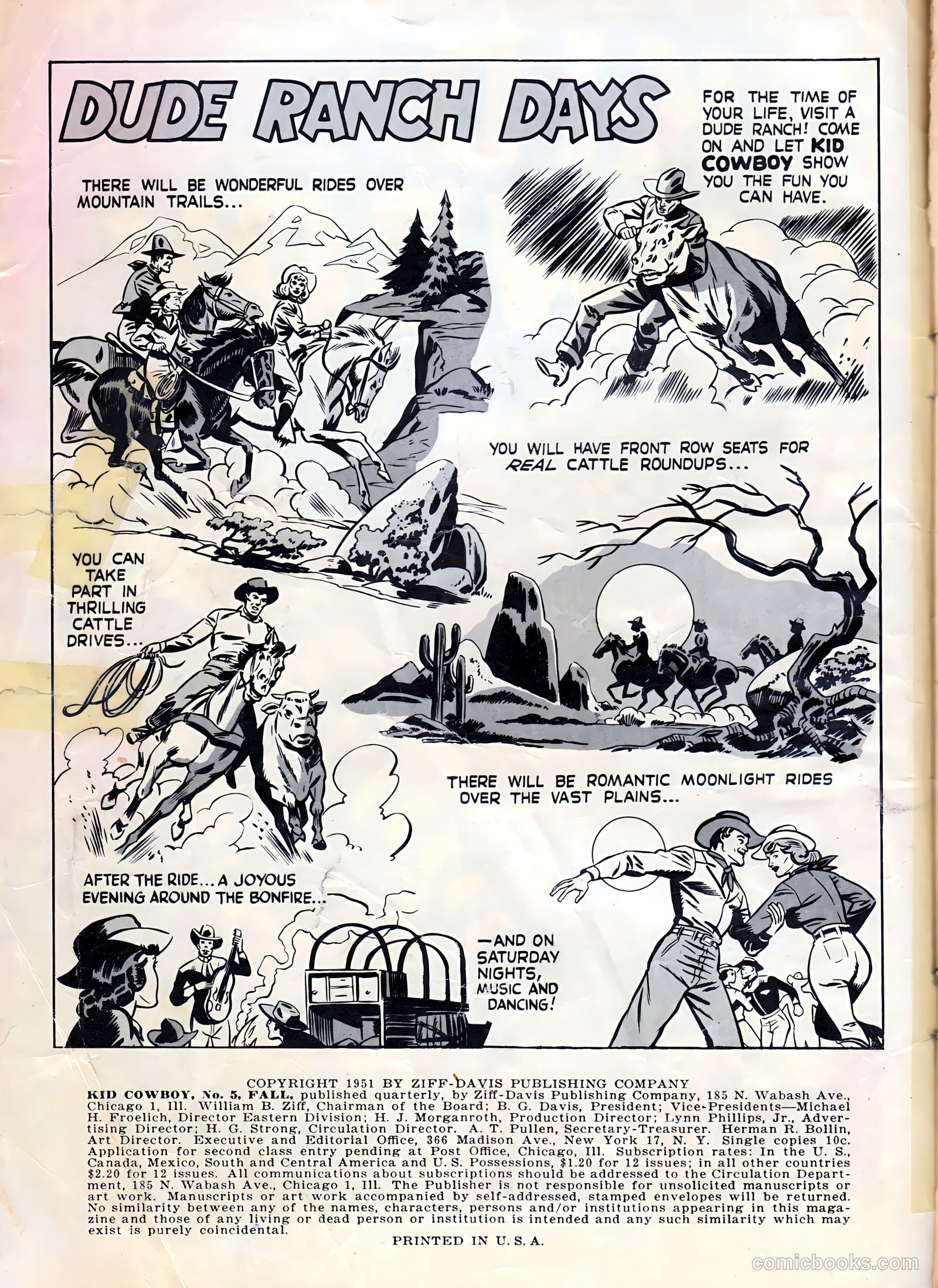 Kid Cowboy #5 (1951) — page 2 of 36