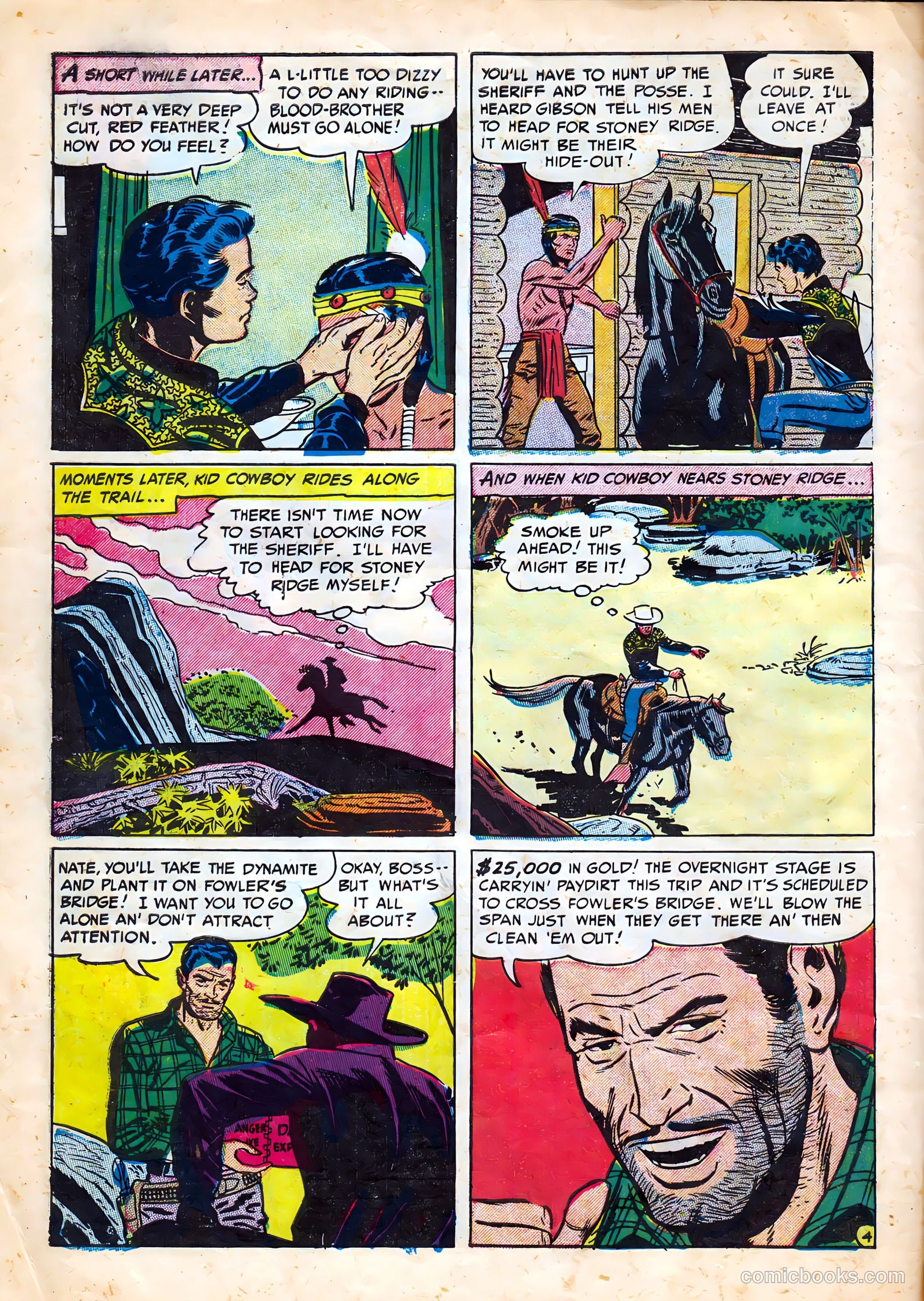 Kid Cowboy #5 (1951) — page 6 of 36