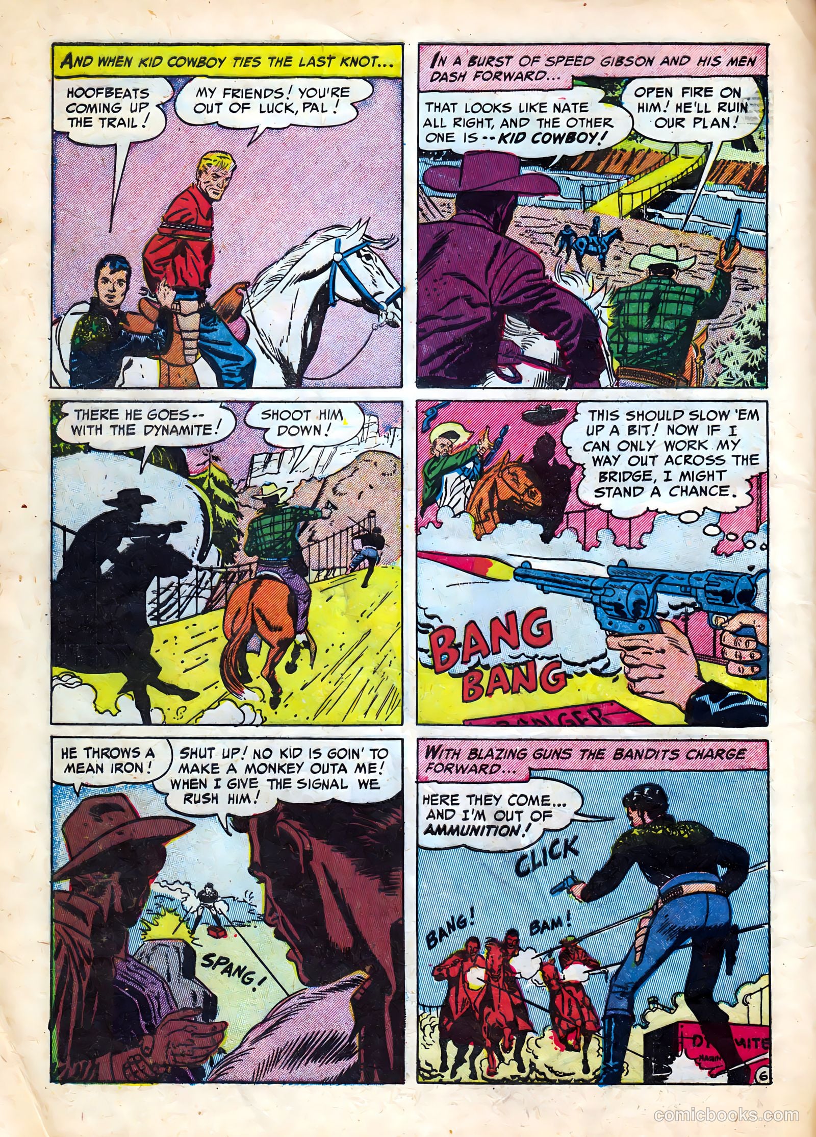 Kid Cowboy #5 (1951) — page 8 of 36