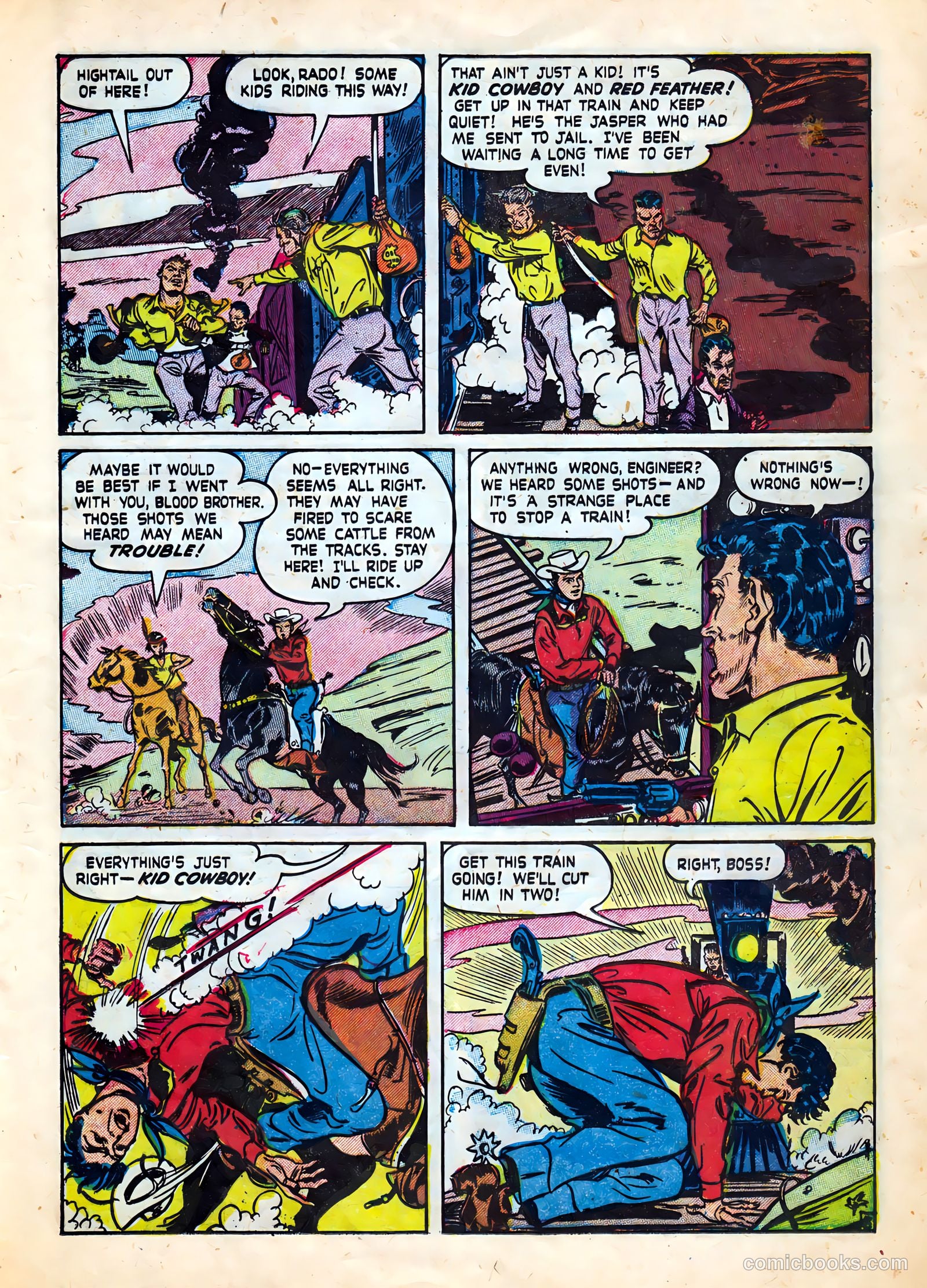 Kid Cowboy #5 (1951) — page 13 of 36