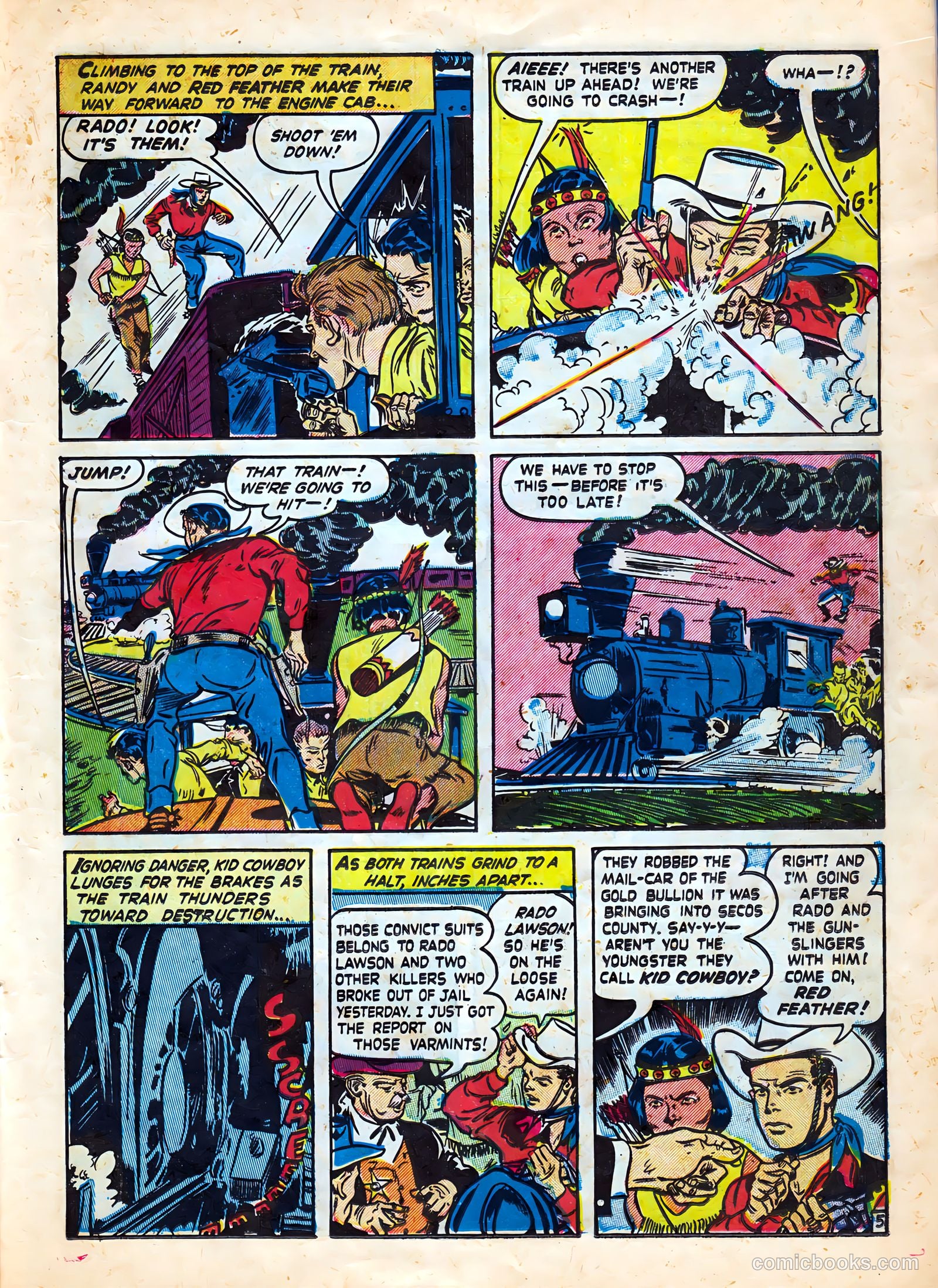 Kid Cowboy #5 (1951) — page 15 of 36
